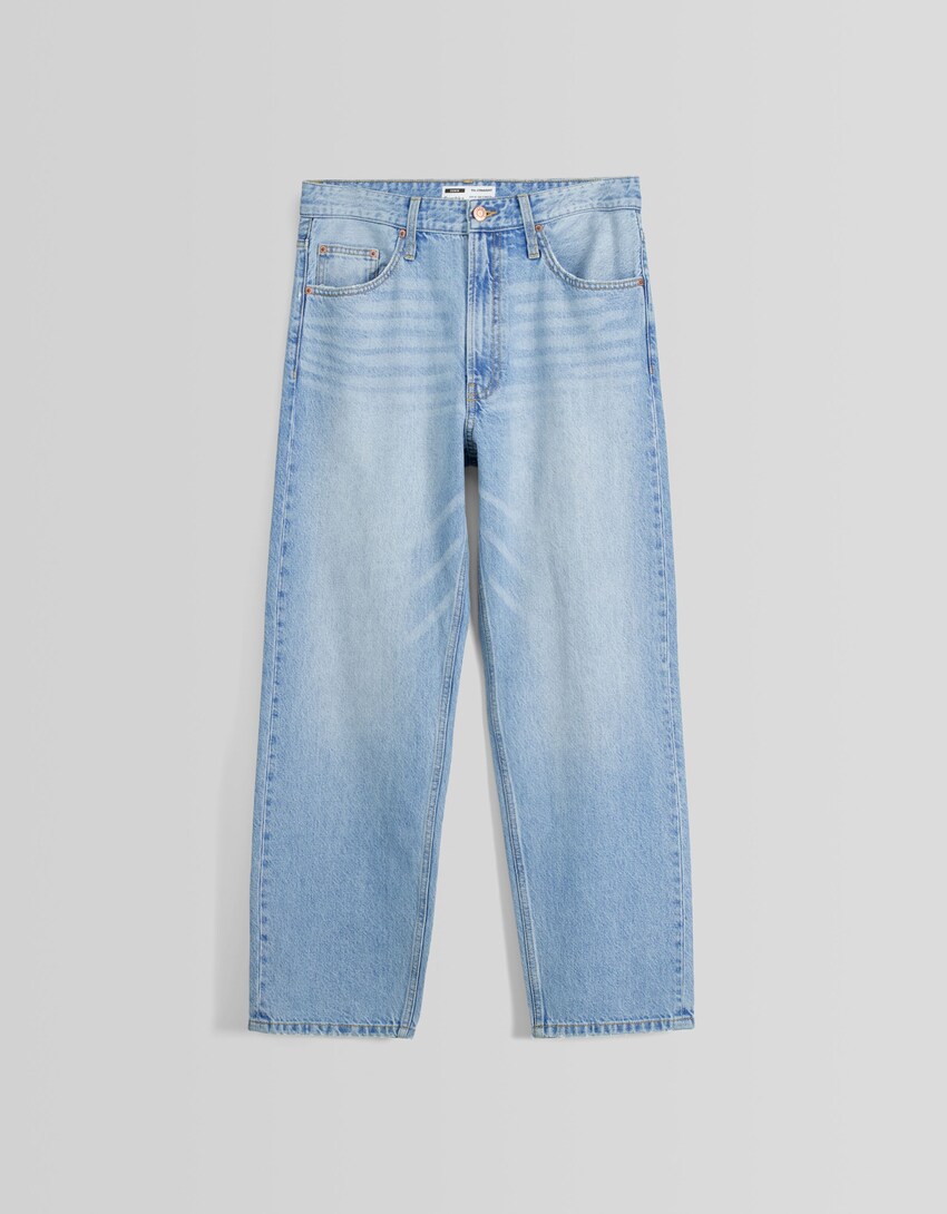 Jeans 90's straight-Azul lavado-4