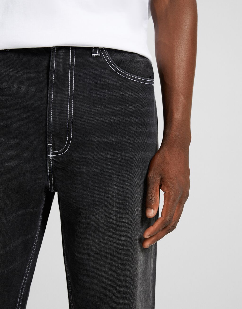 Straight fit ’90s jeans - Men | Bershka