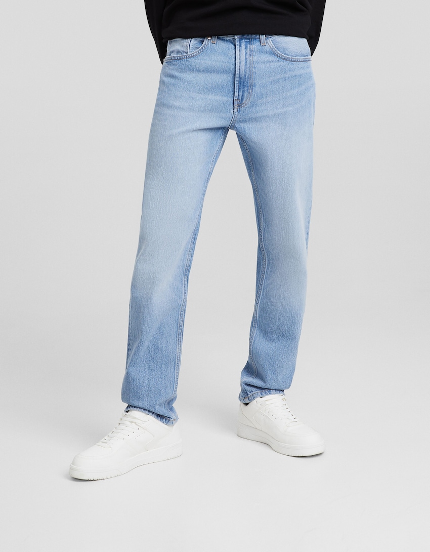 Jeans slim fit-Azul lavado-1