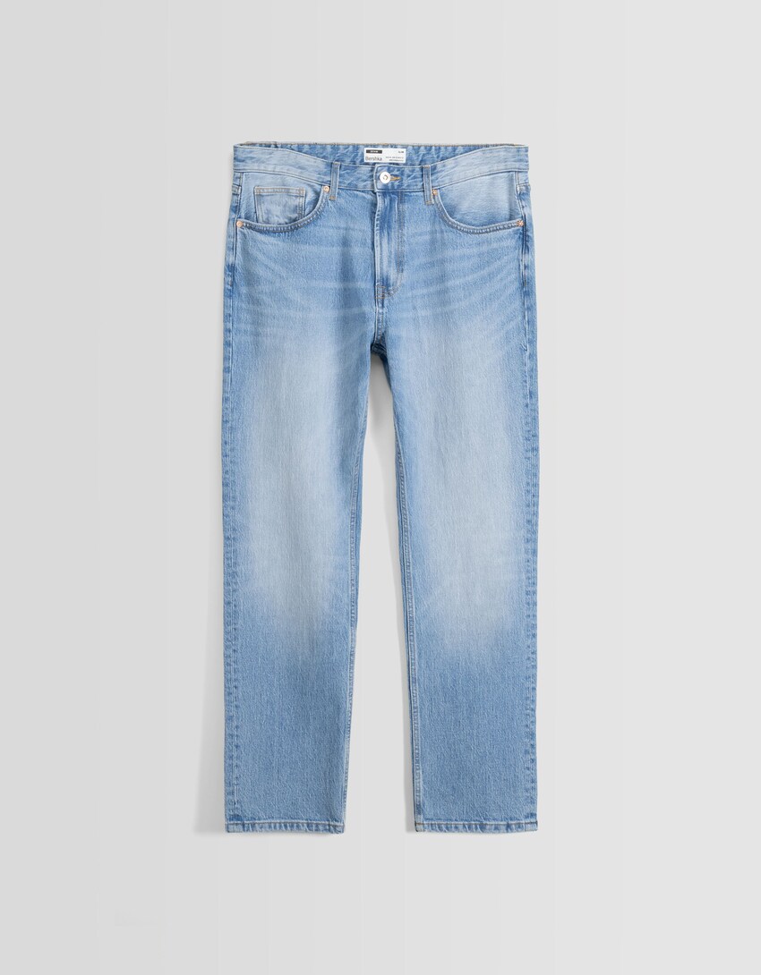 Jeans slim fit-Azul lavado-4