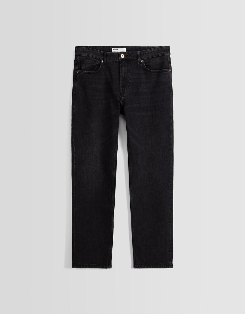 Jeans slim fit-Negro-4