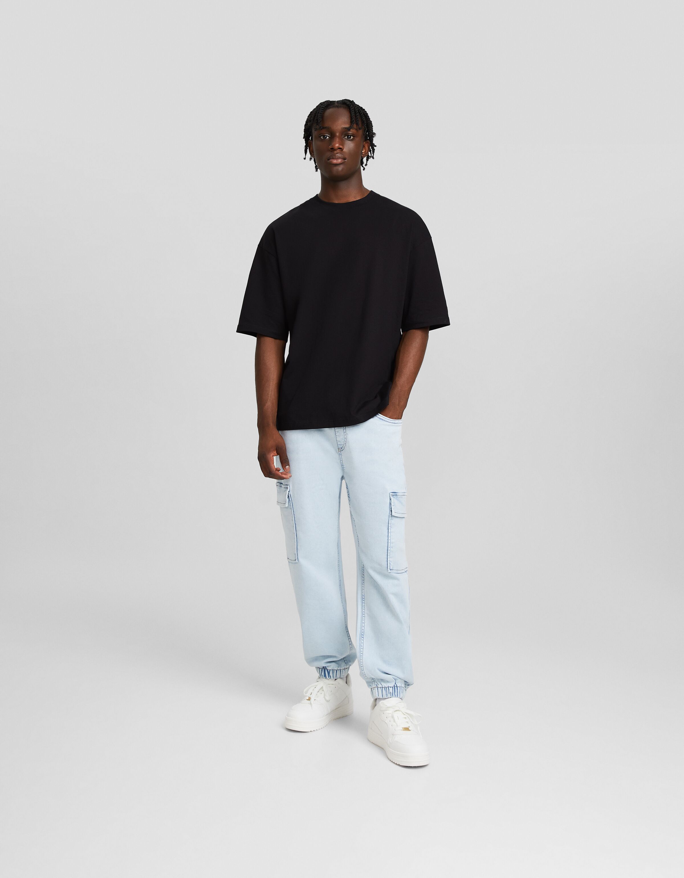 Bershka best sale jogger hombre