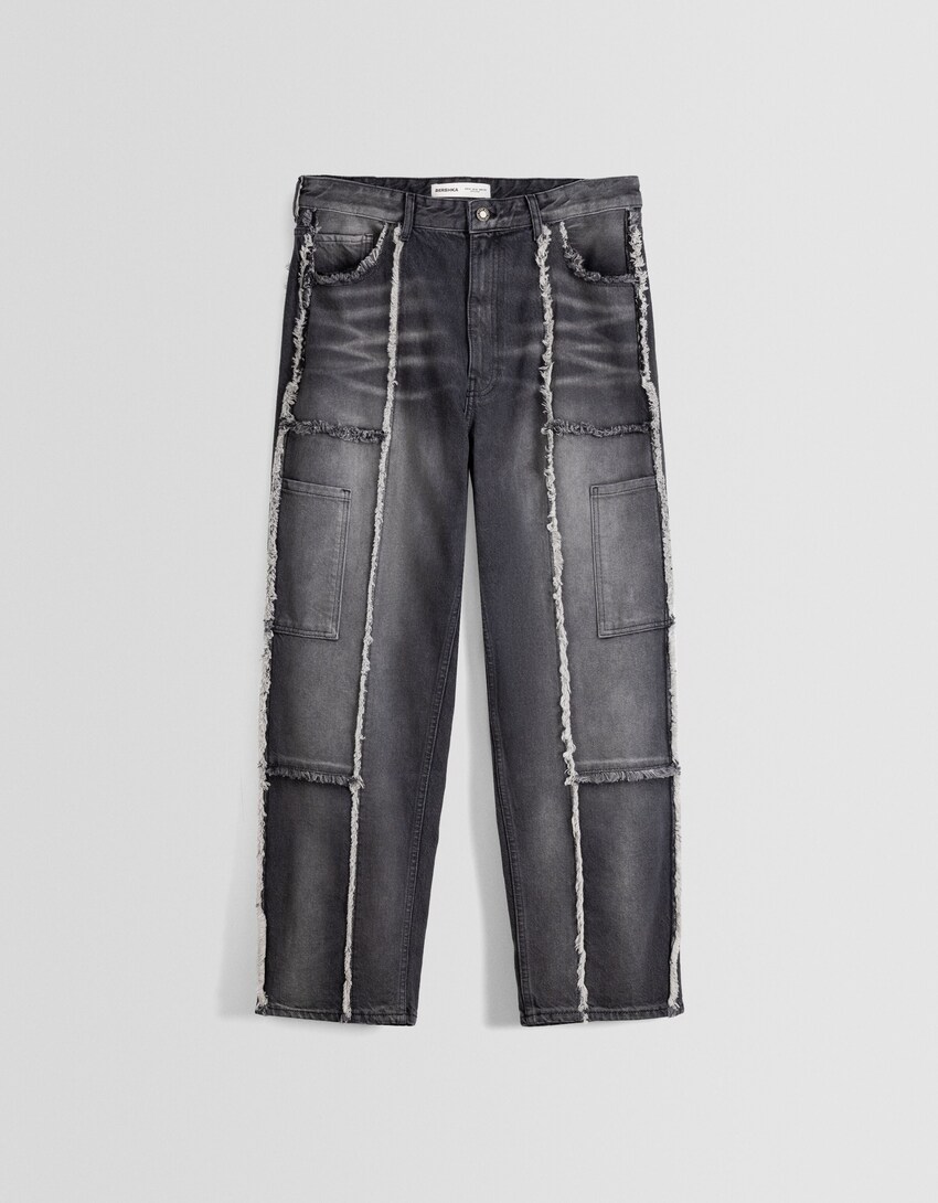 Jeans baggy-Negro-4