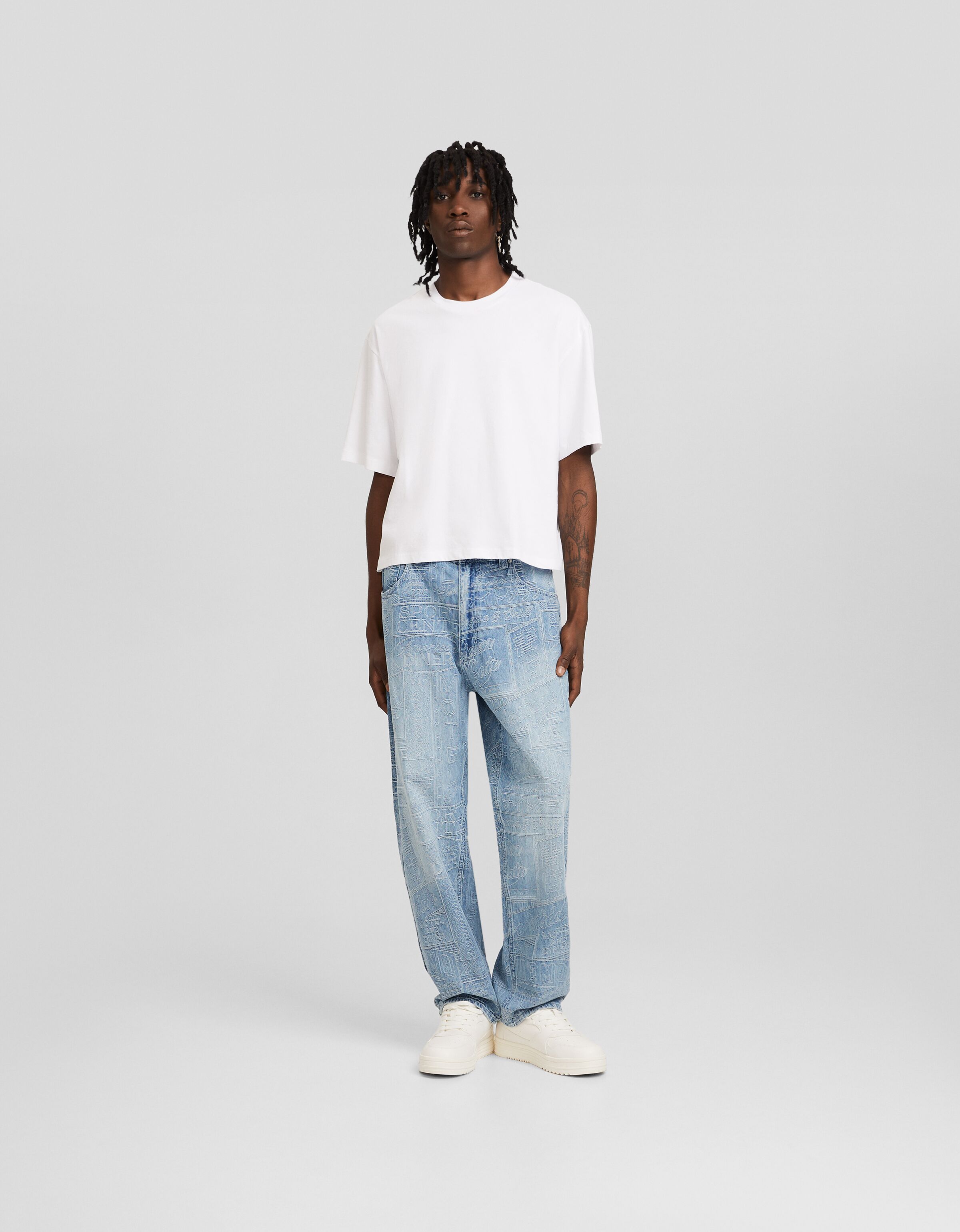 Baggy hot sale pants uomo