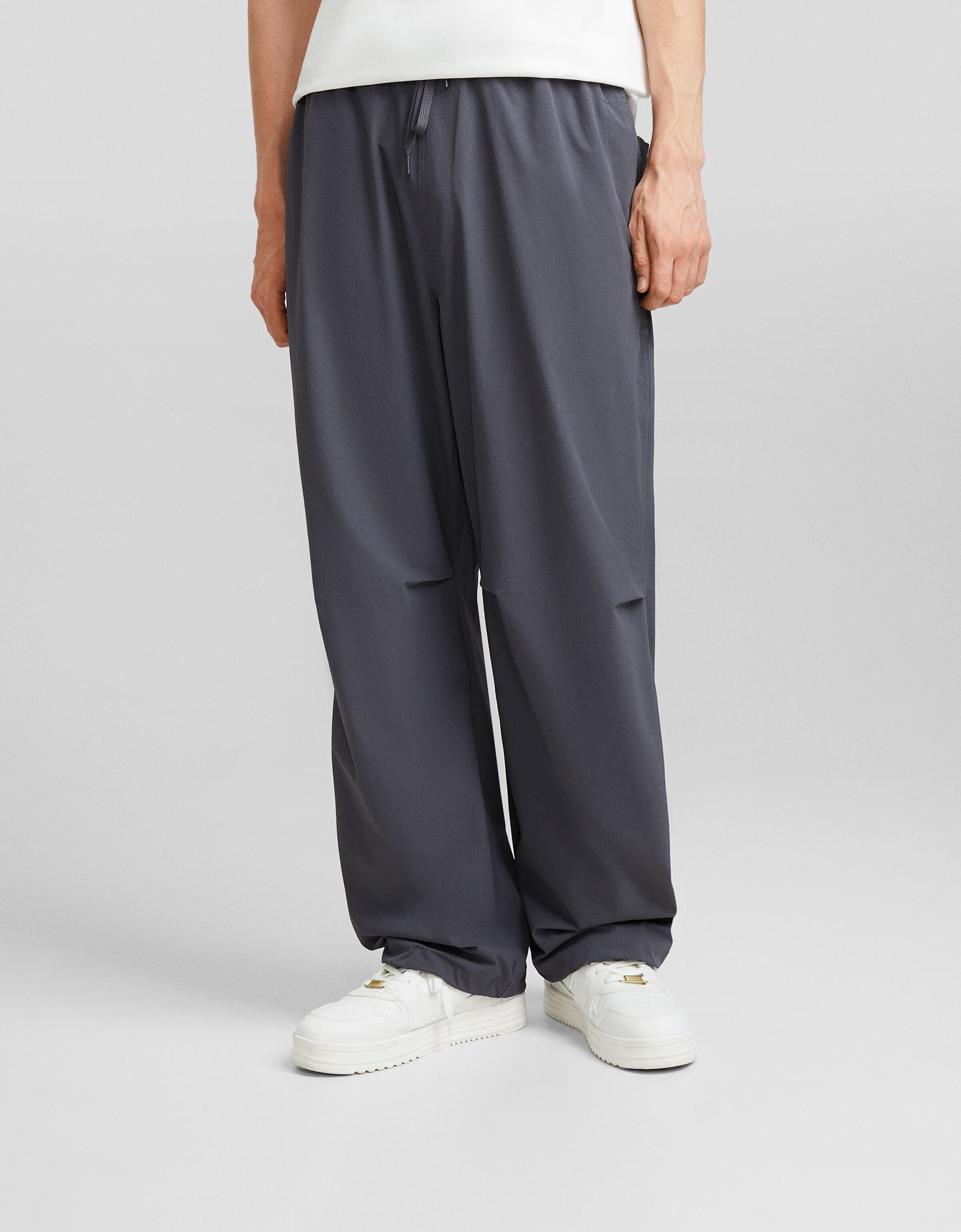 Bershka discount jogging gris