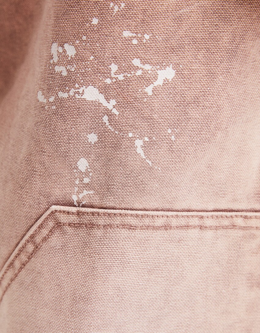 Pantalón slim fit algodón print pintura-Rosa-6