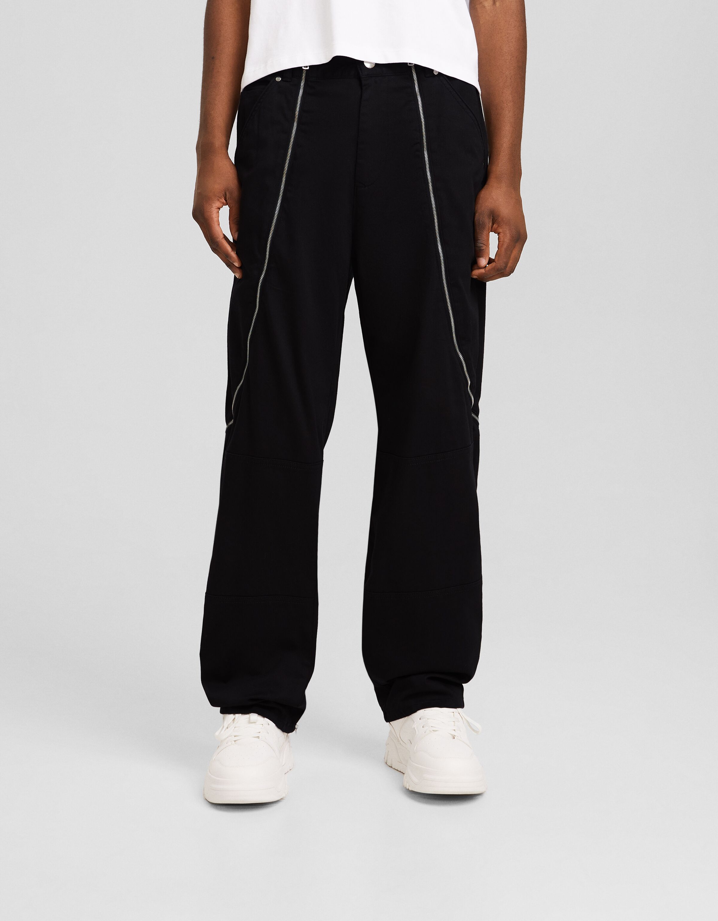 Pantalon baggy online bershka