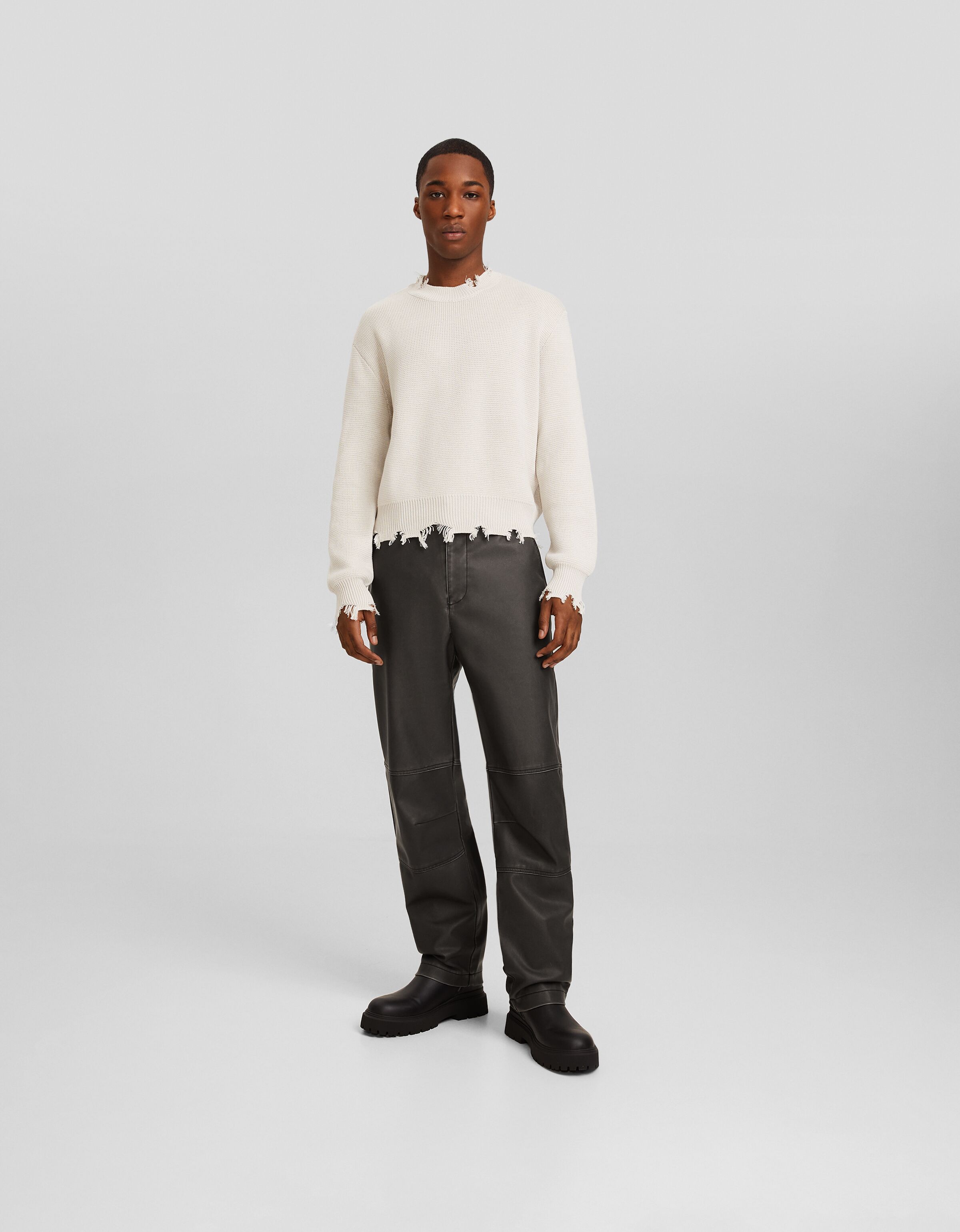 Bershka pantaloni sale reflective