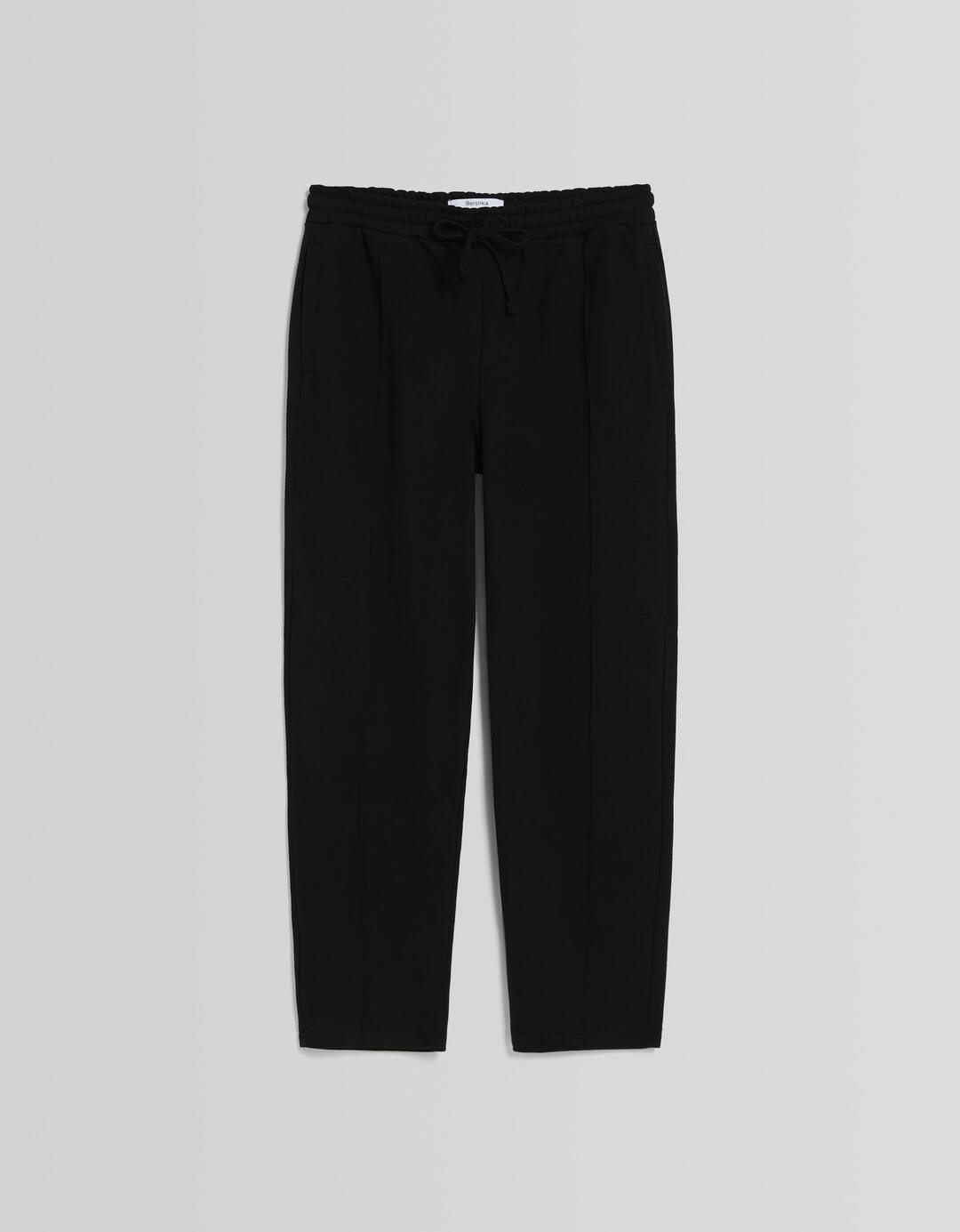 Pantalón wide leg felpa