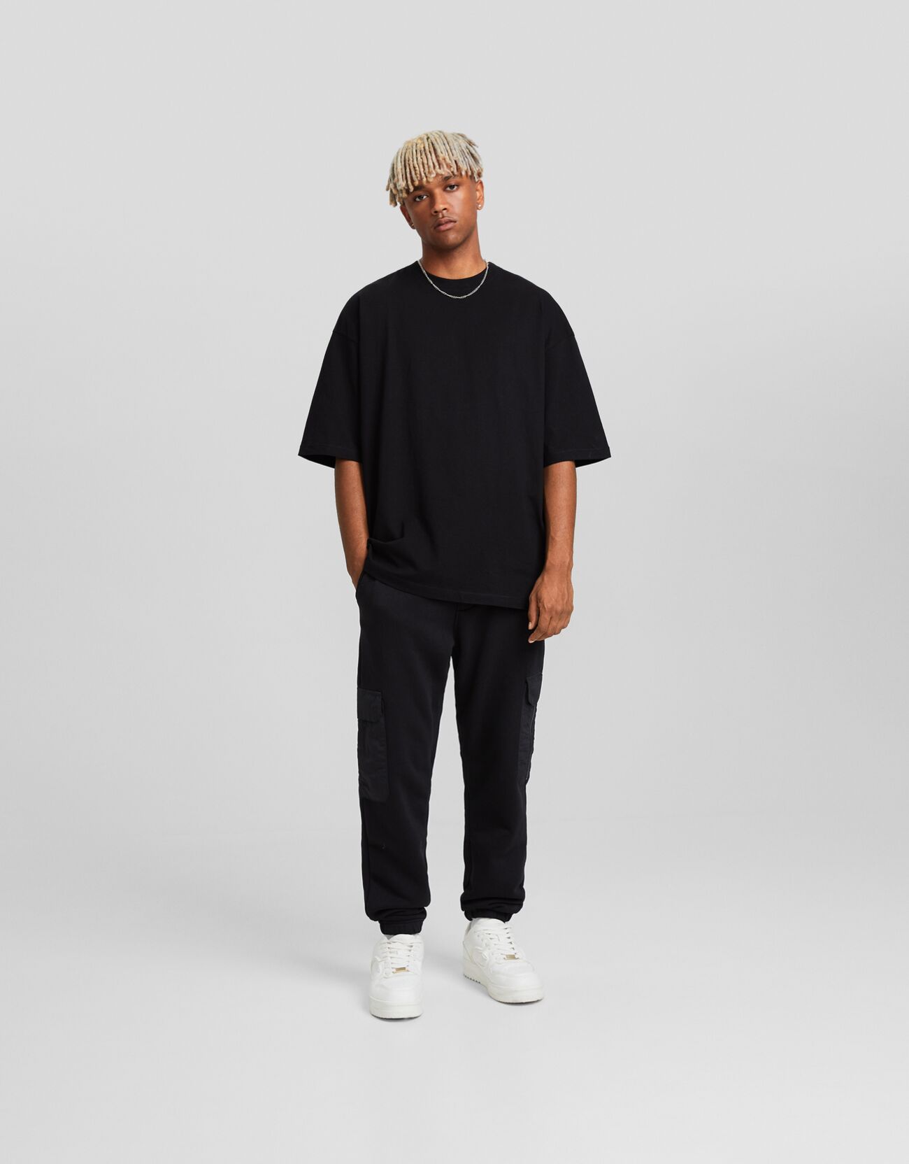 Pantaloni jogger cargo B rba i Bershka