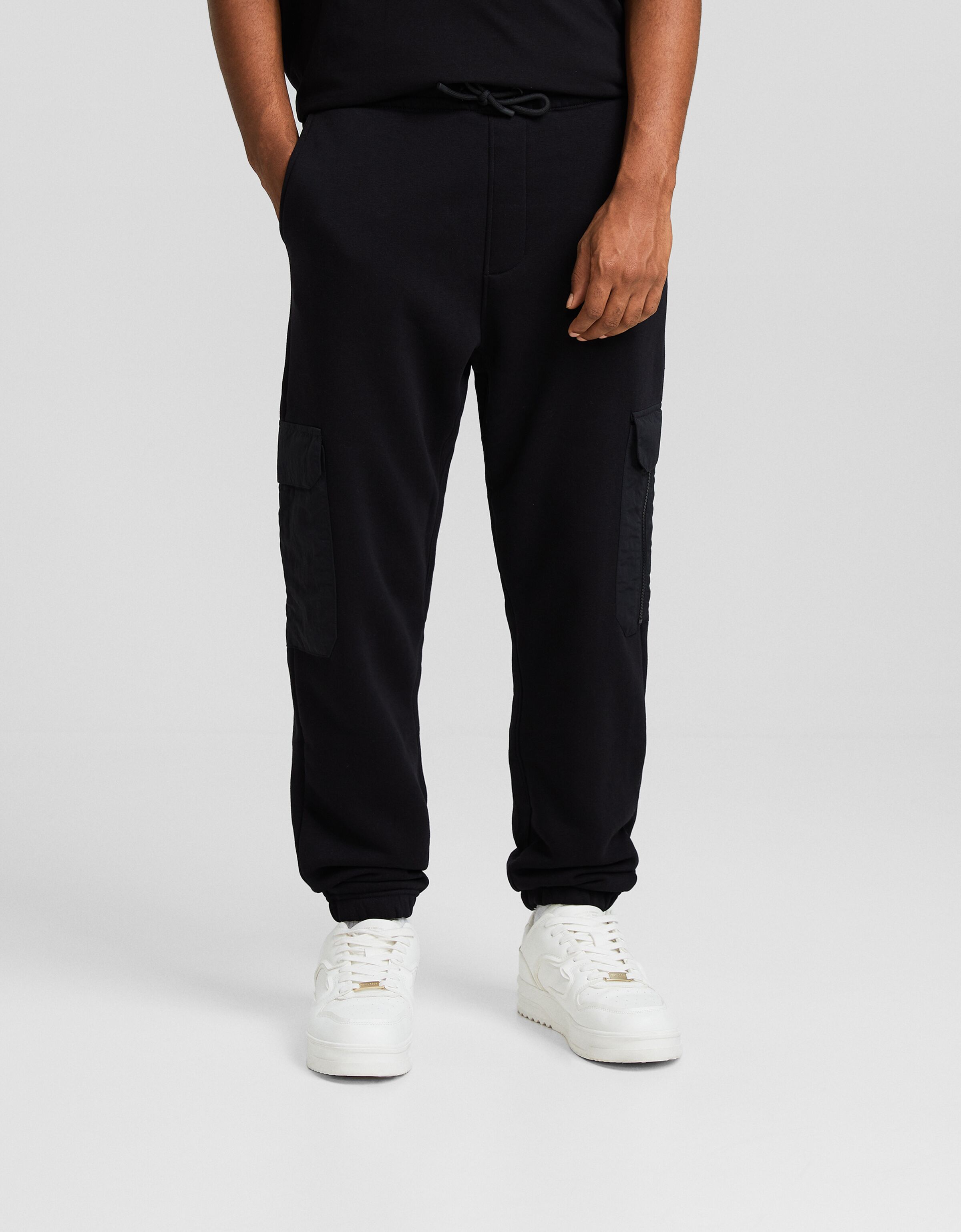 Cargo jogger trousers Basics Men Bershka