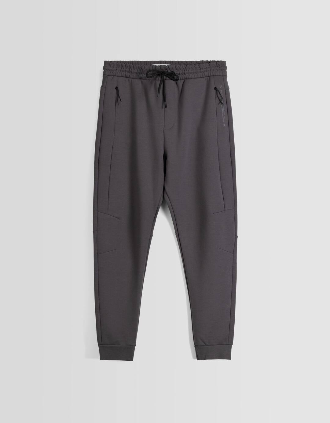 Pantalón jogger felpa cortes