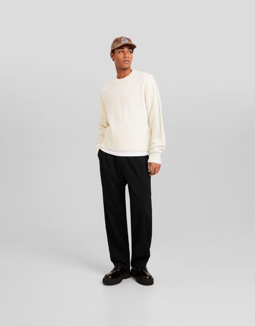 Pantal n tailoring pregos Novidades Home Bershka