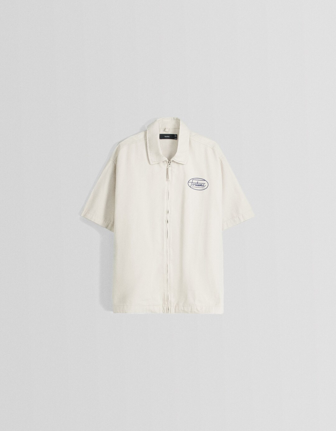 Camisa màniga curta cotó estampat