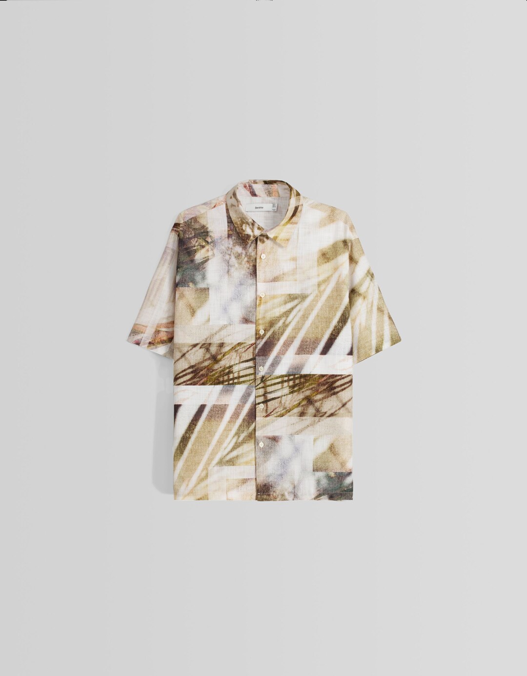 Camisa màniga curta rústica estampat