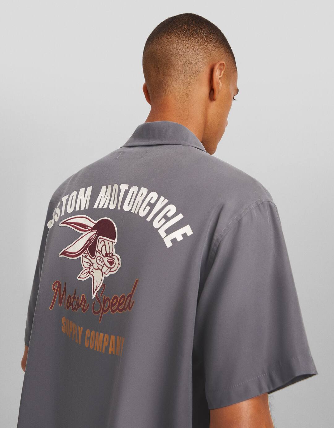 Camisa manga corta bordado