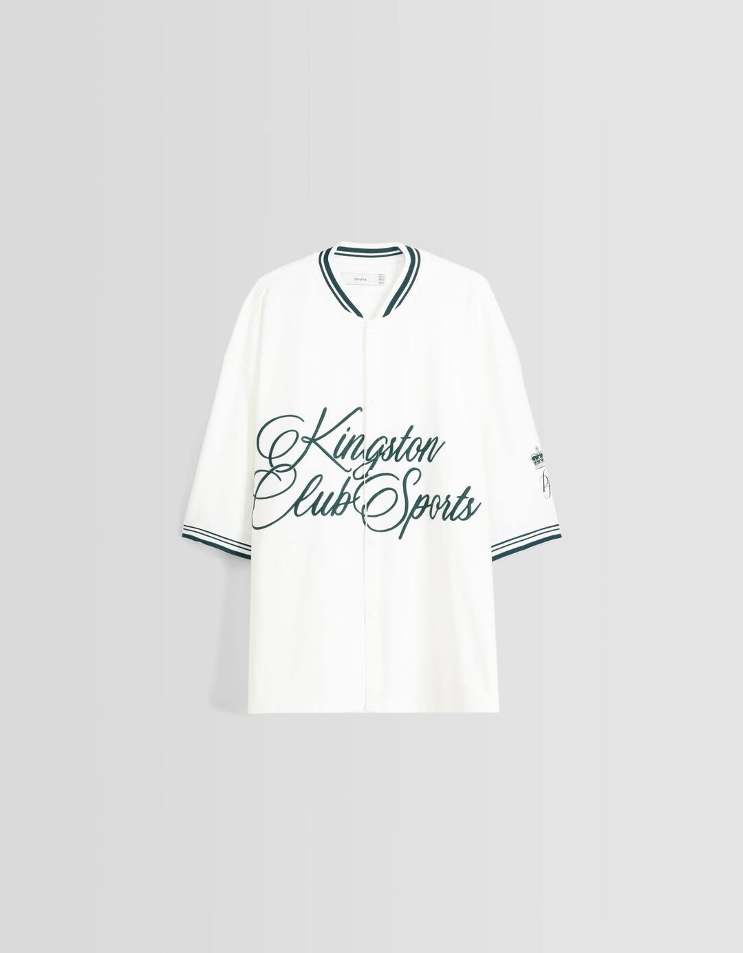 Camisa manga corta interlock bordado