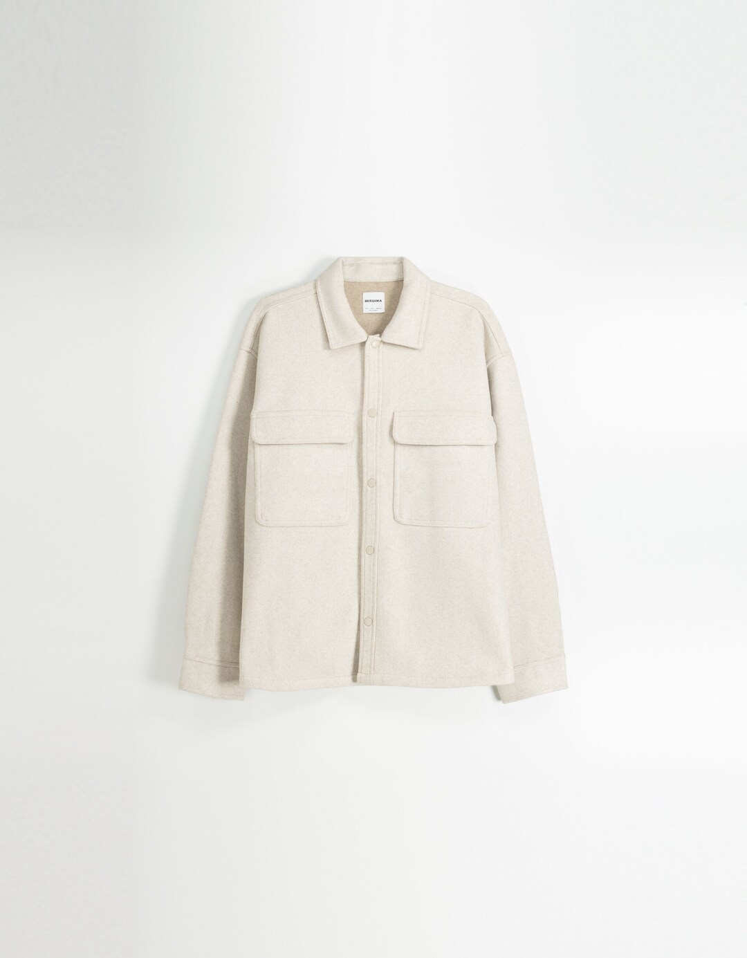 Sobrecamisa màniga llarga efecte franel·la
