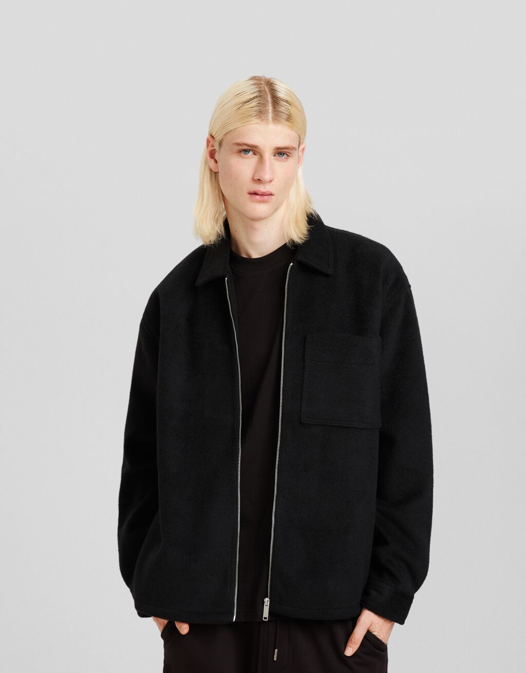 Sobrecamisa on sale mujer bershka