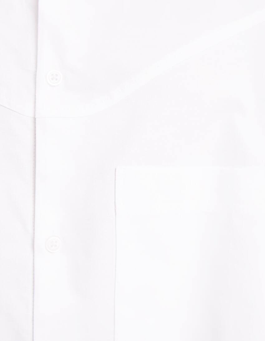 قميص أكسفورد كروب بأكمام طويلة-أبيض-5