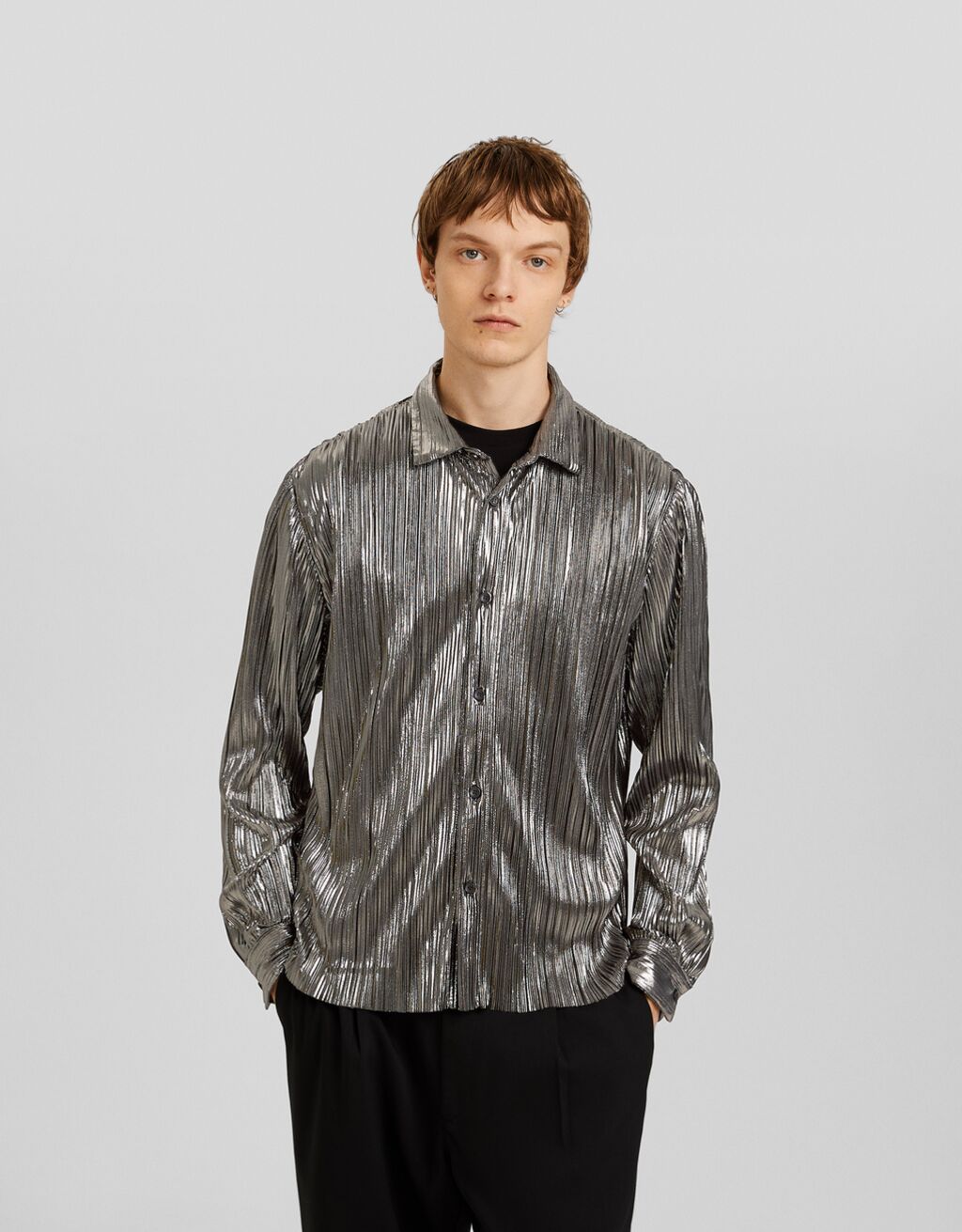 Chemise hotsell métallisée femme