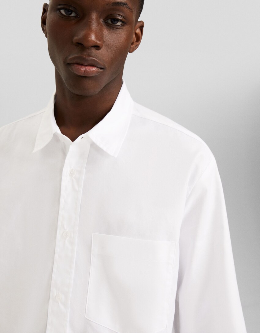 Camisa màniga llarga òxford-Blanc-2