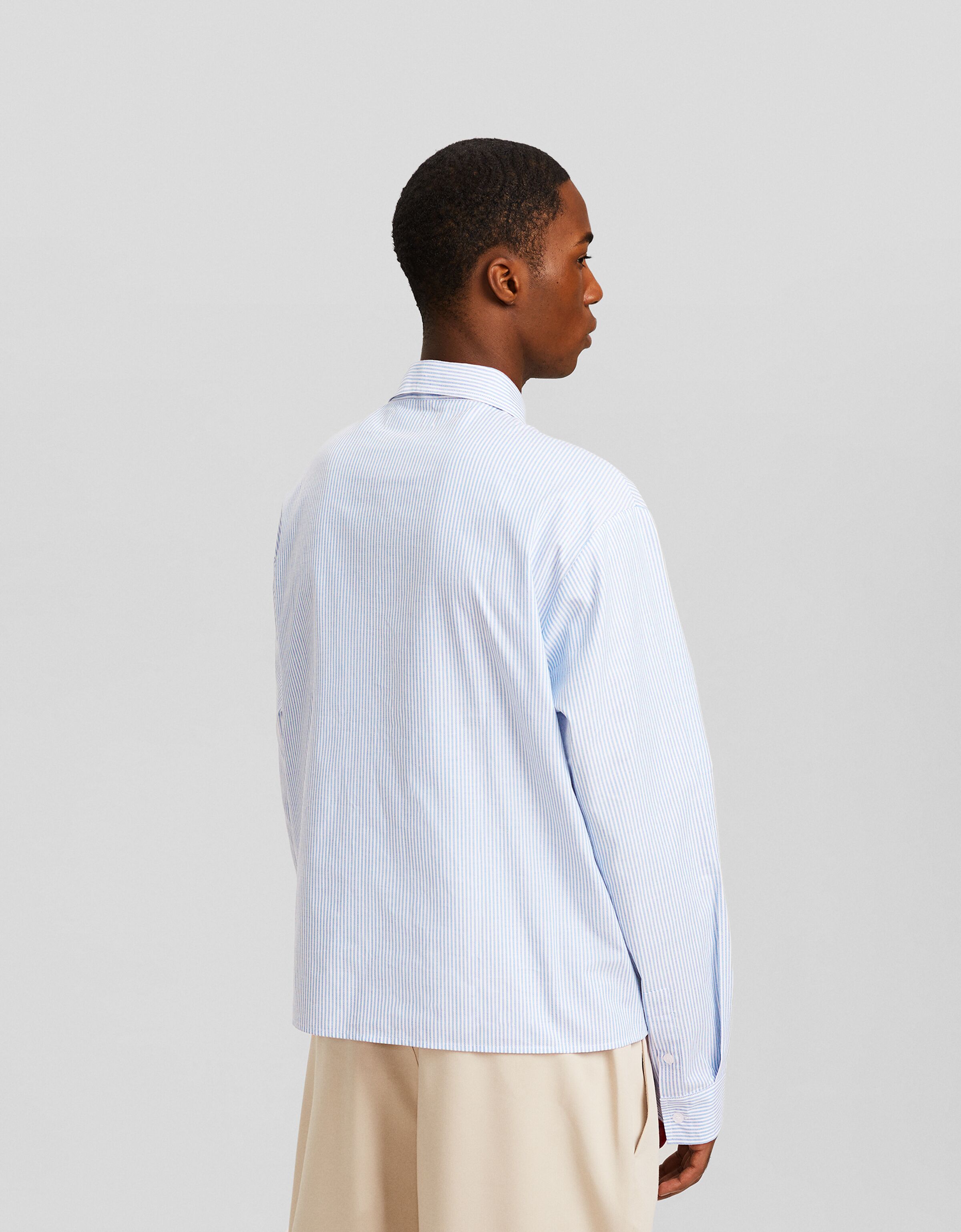 Camiseta rayas bershka hombre cheap