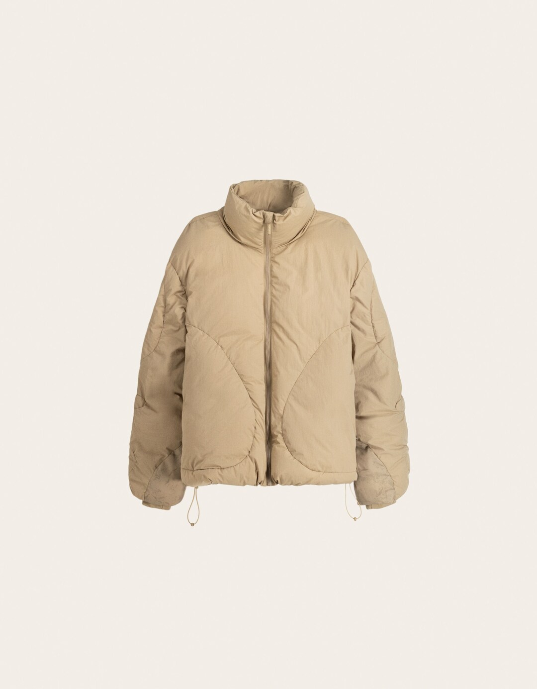 Blouson RAL7000STUDIO x BERSHKA technique matelassée bas réglable