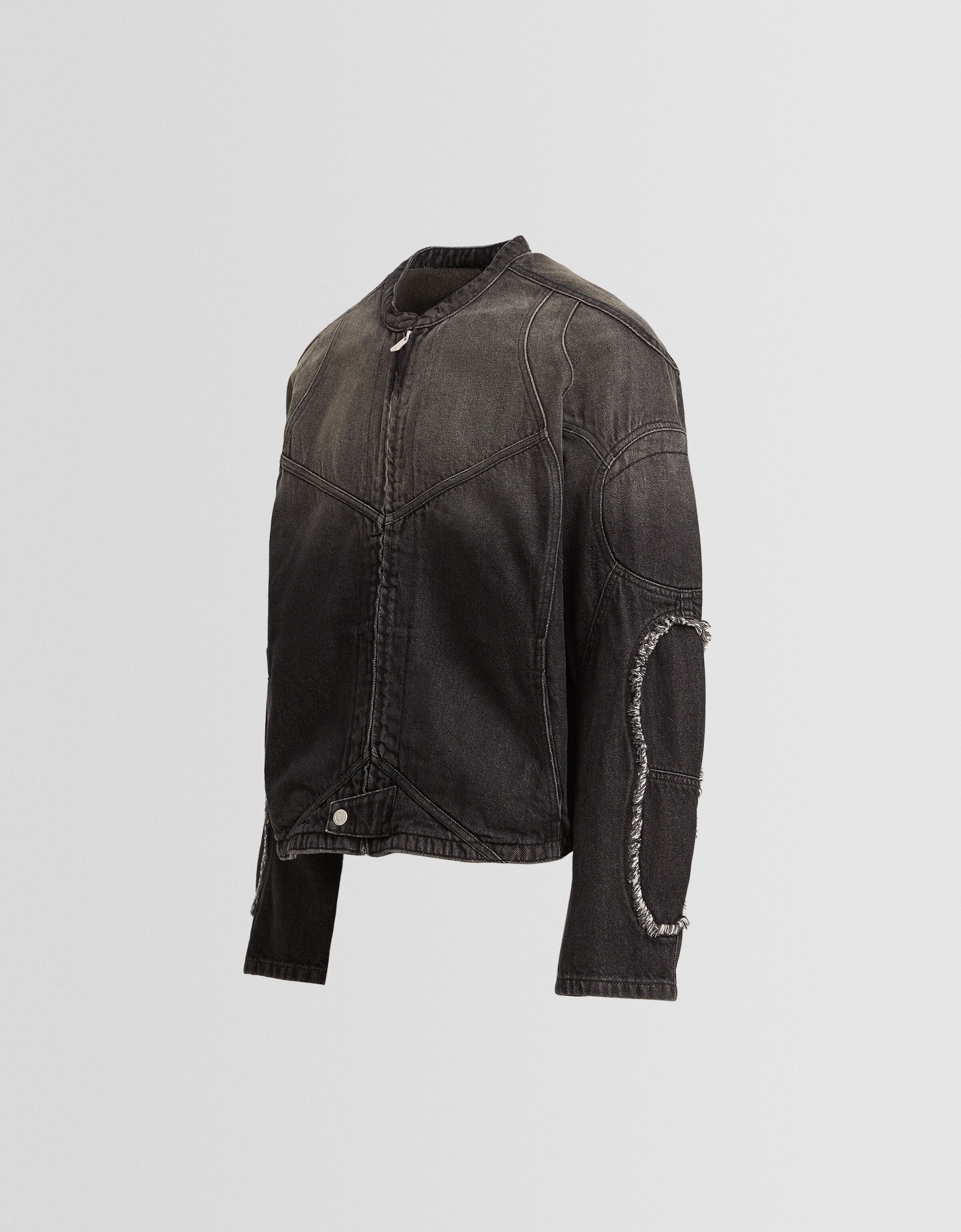 Veste en jean 2025 noir homme bershka