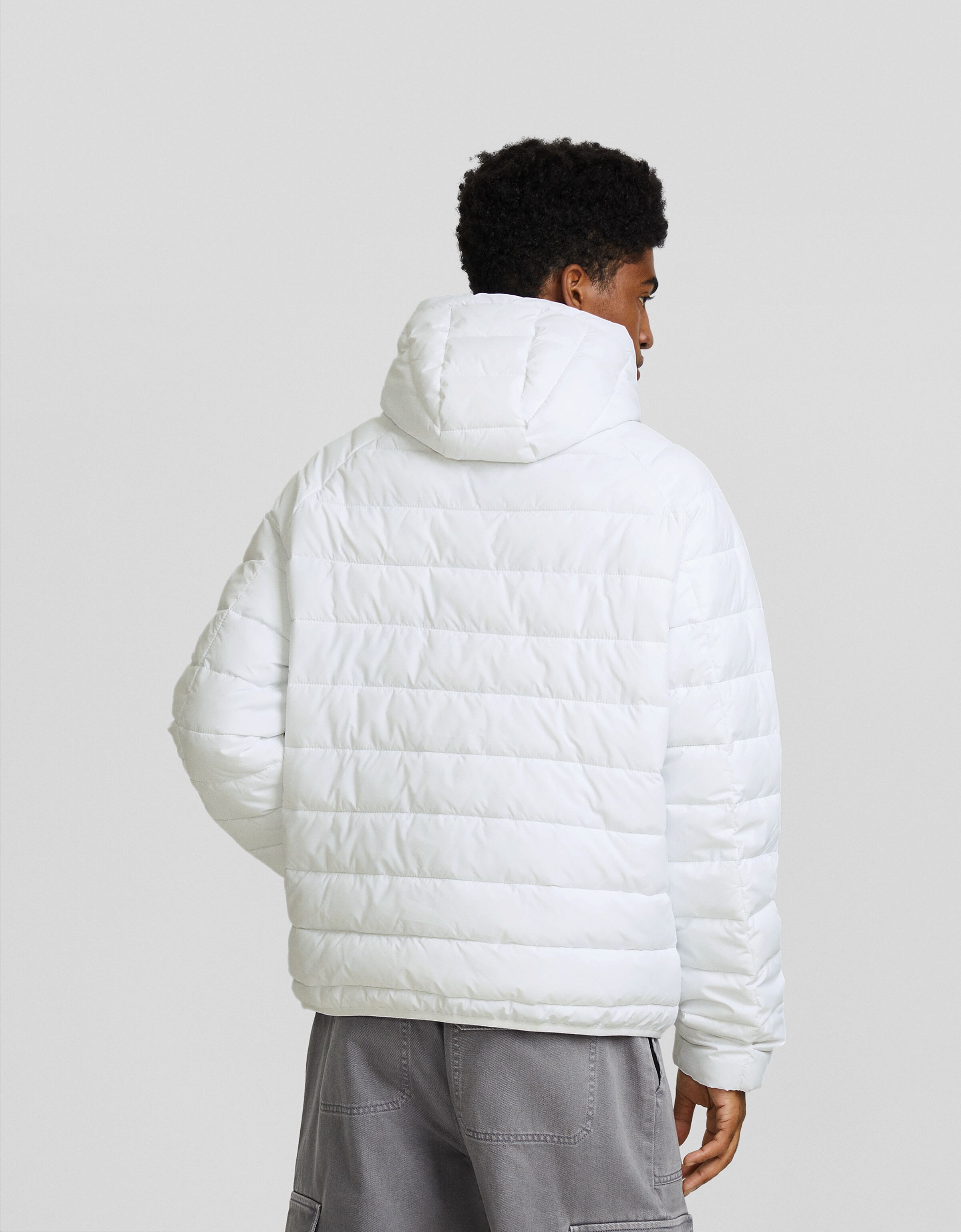 Lightweight puffer jacket Jackets and coats Men Bershka