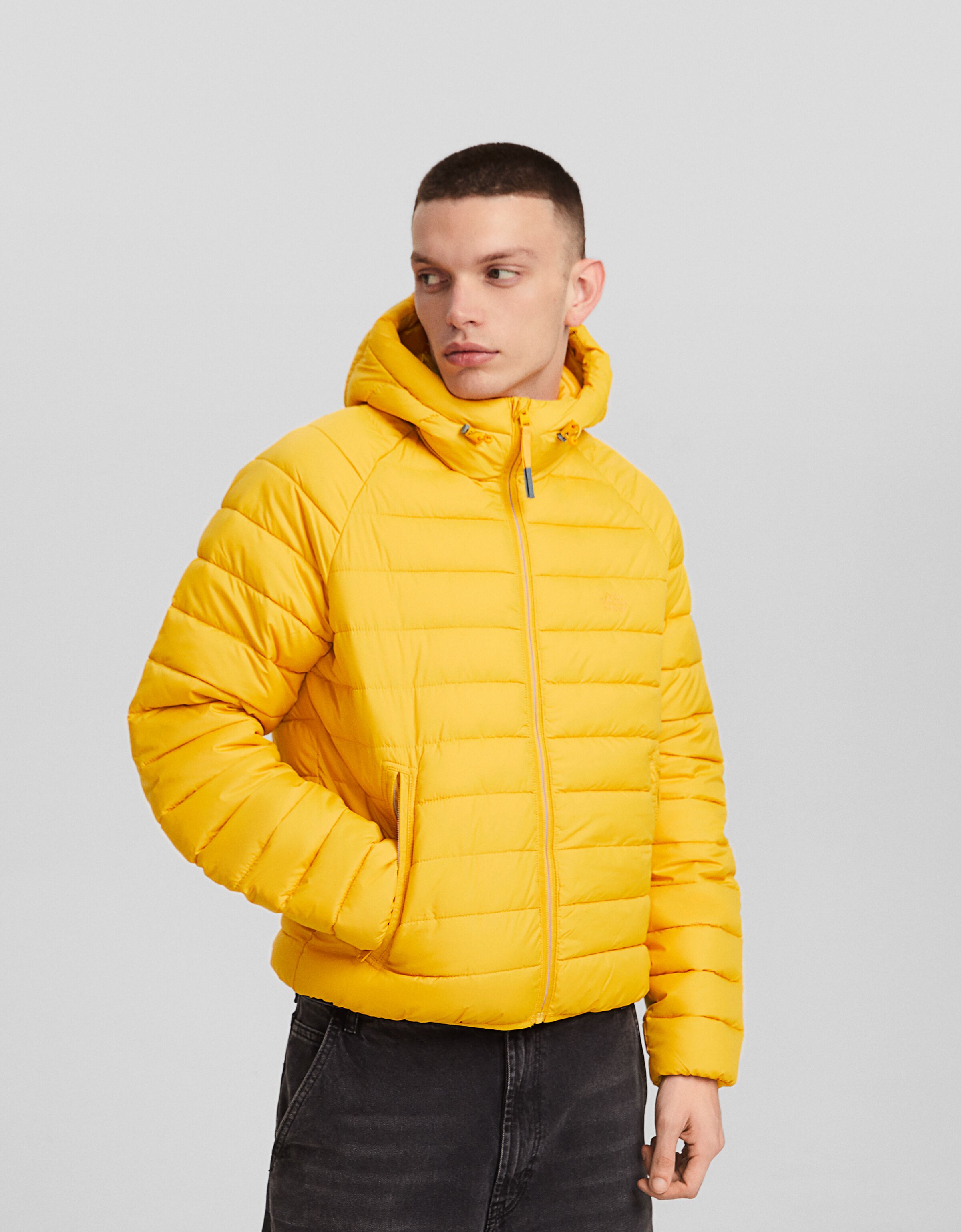 Bershka puffer jacket clearance mens