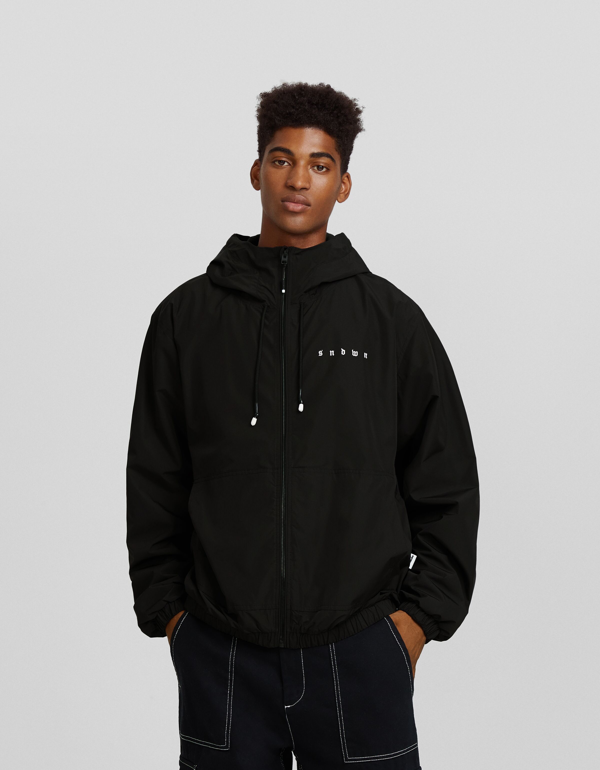 Manteau discount reflechissant bershka