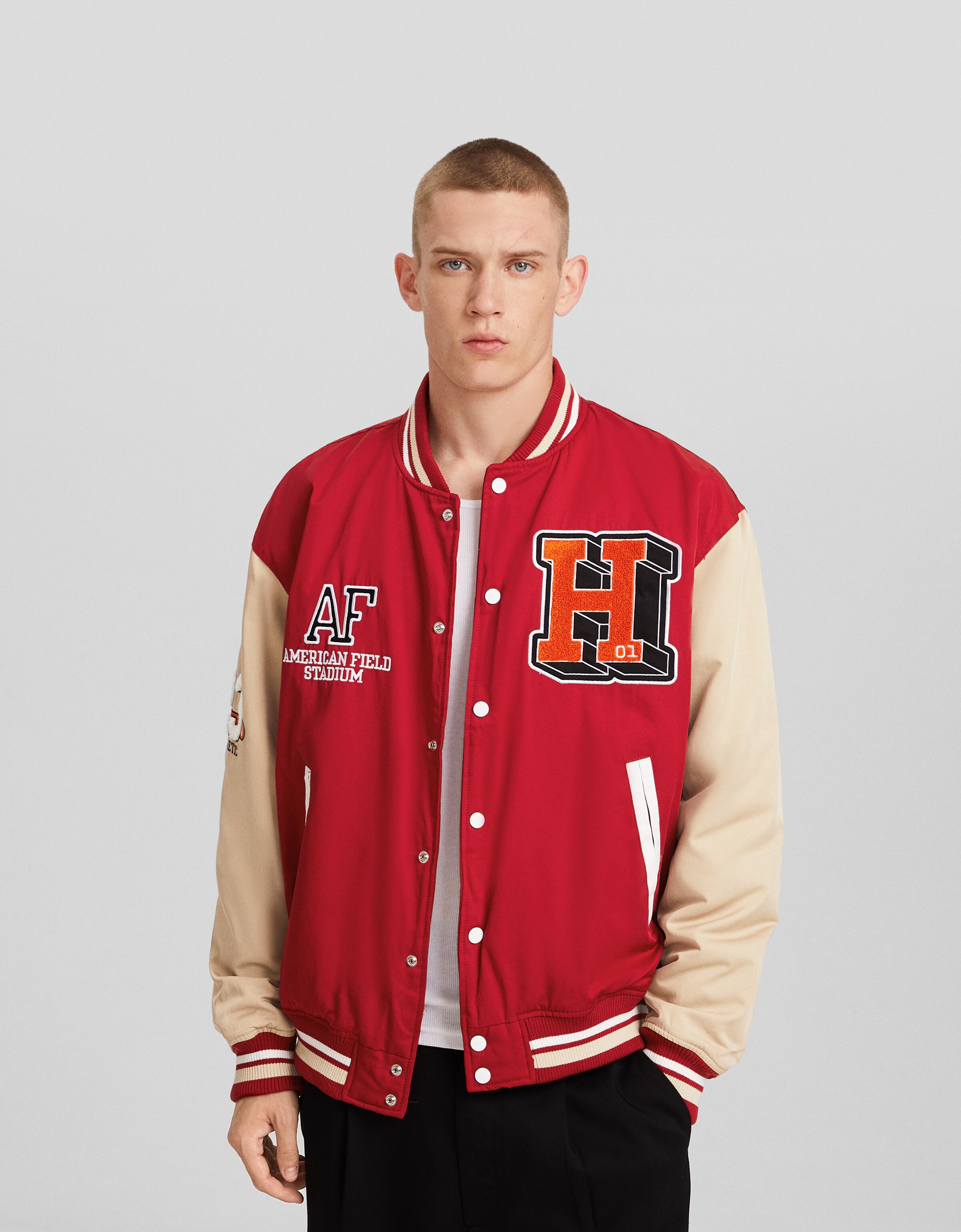 Bomber discount bershka homme