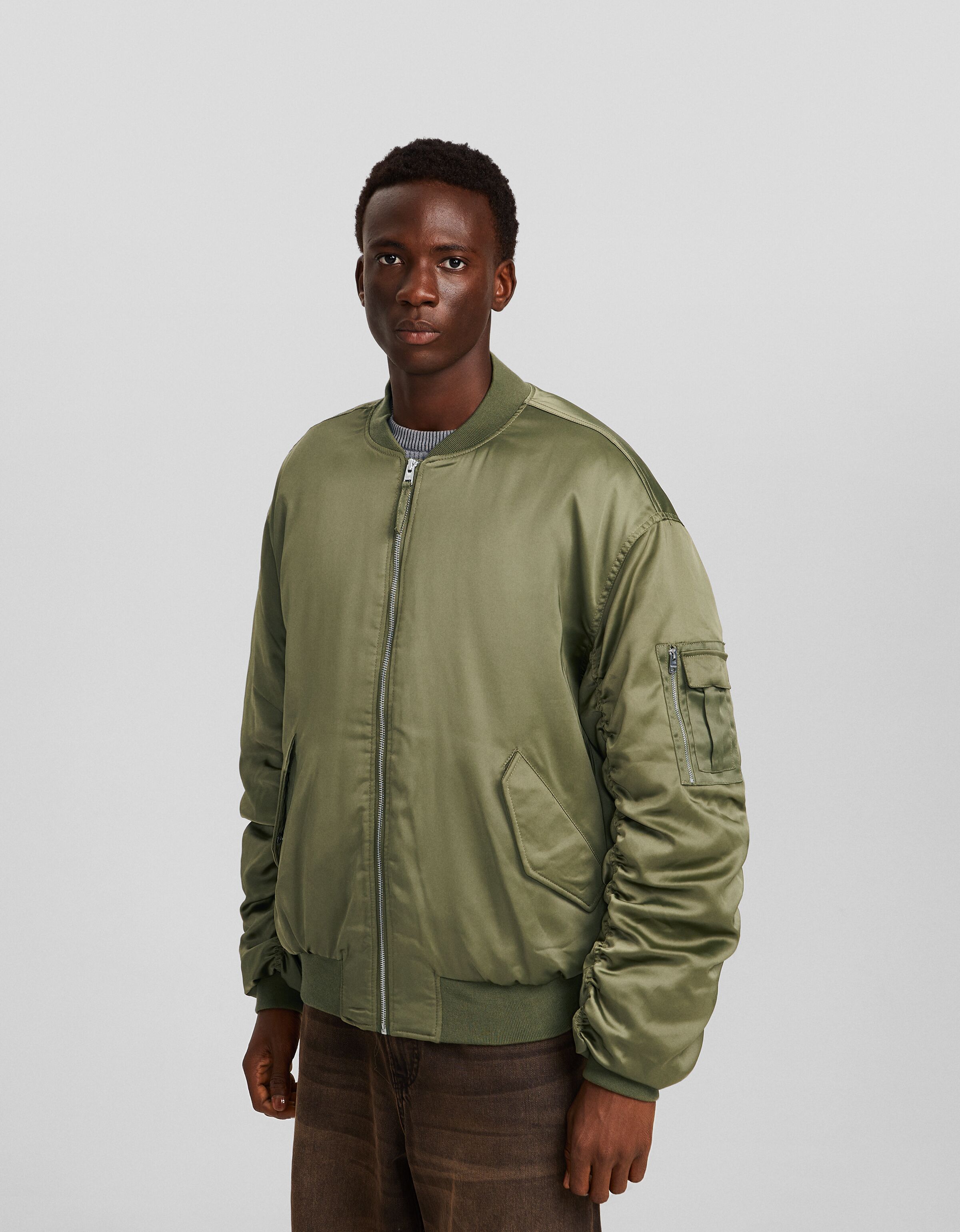 Bershka mens coats sale