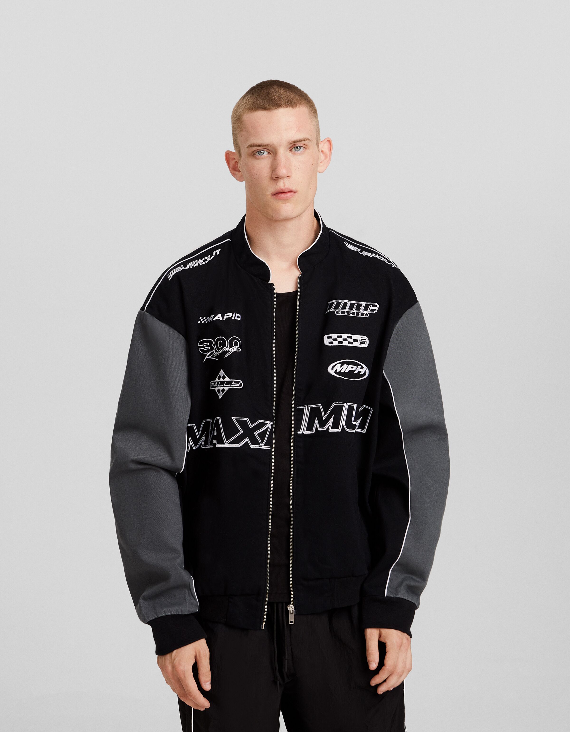 Bershka レーシングジャケットracingjacket - jkc78.com