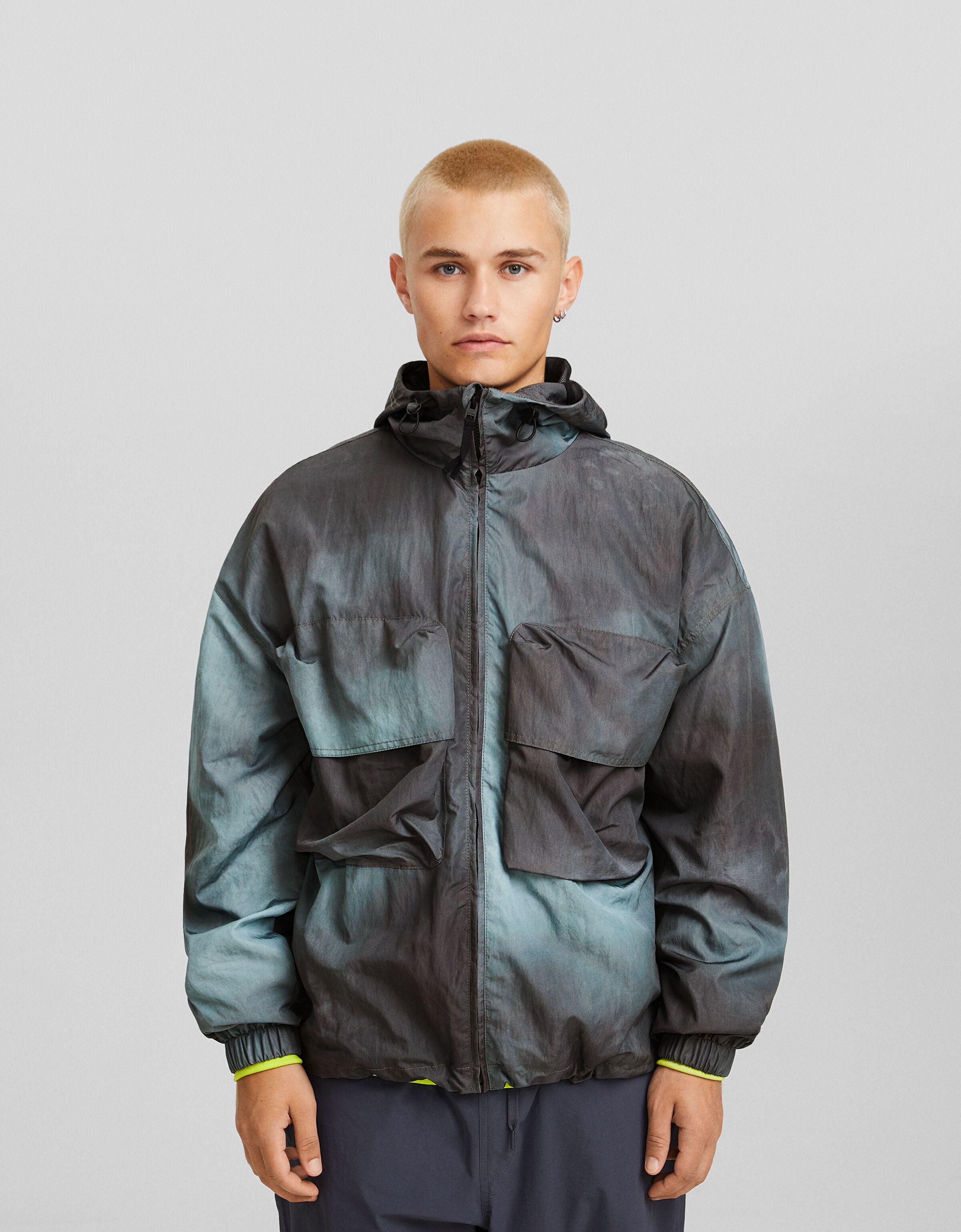 Lightweight nylon top windbreaker jackets