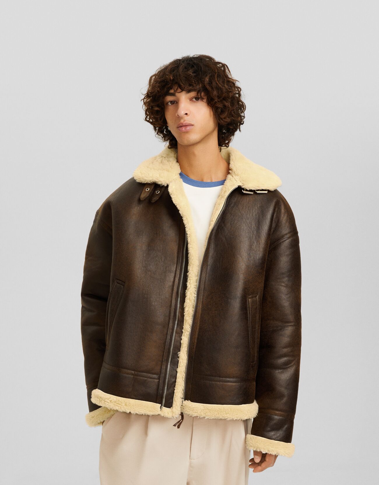 Ugg leather store jacket mens