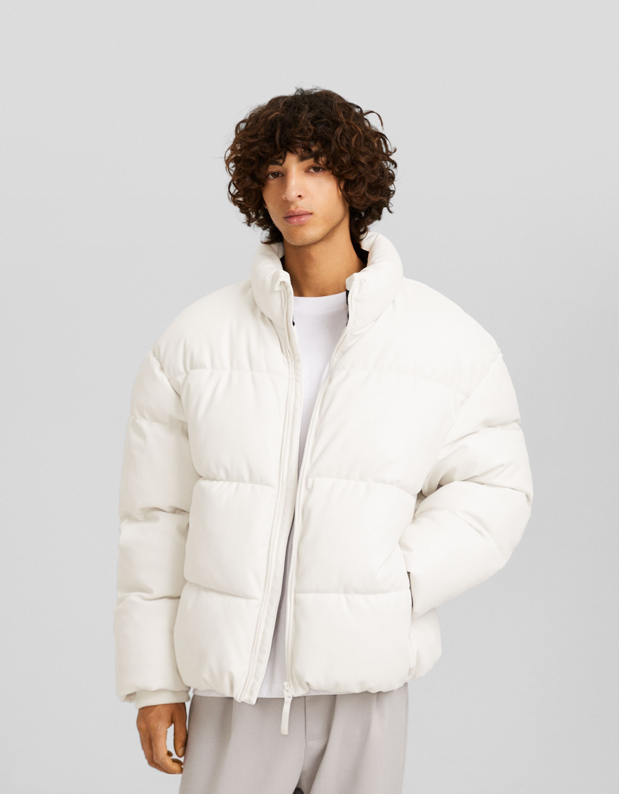 Puffer jacket bershka shop