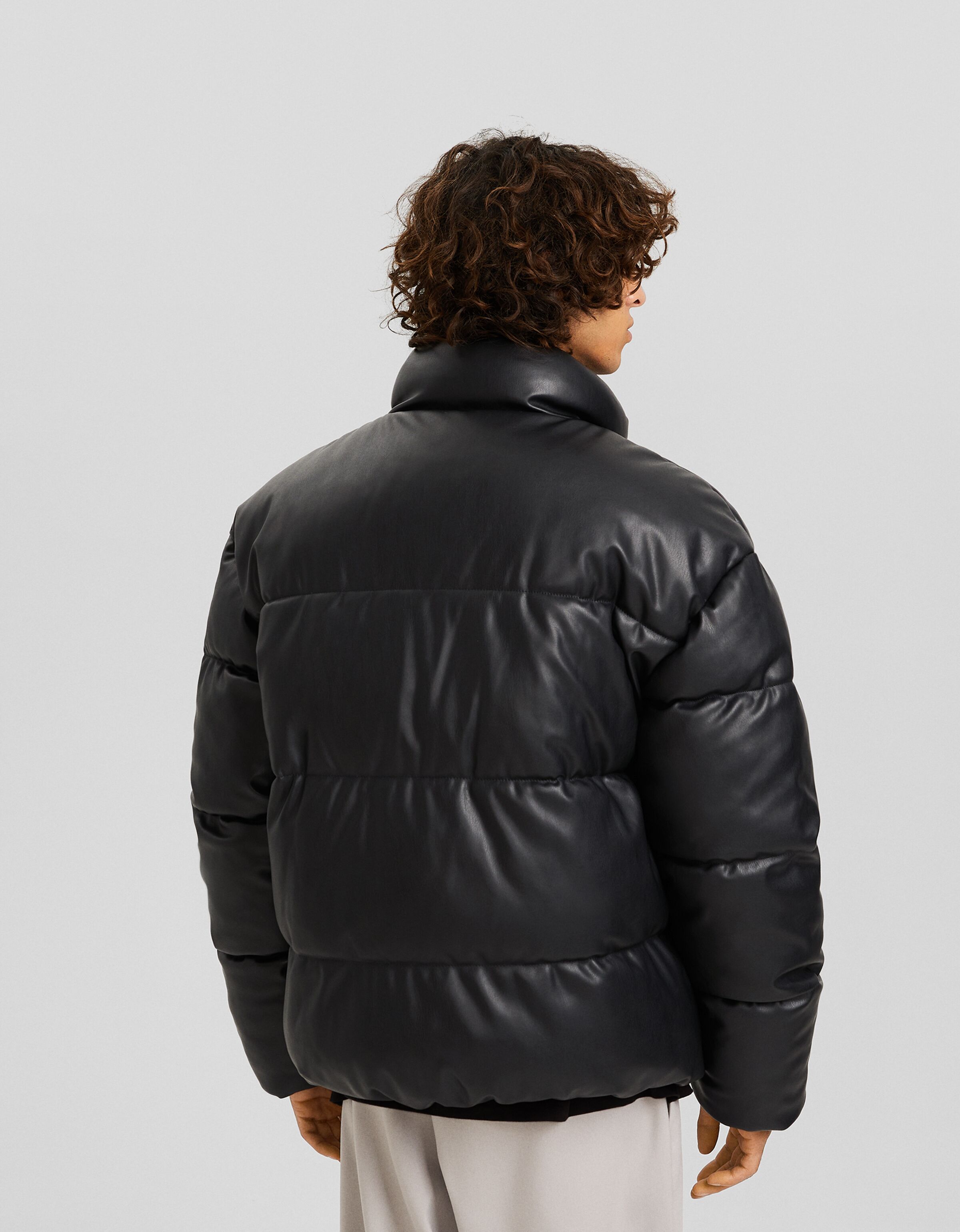 Puffer shop biker jacket