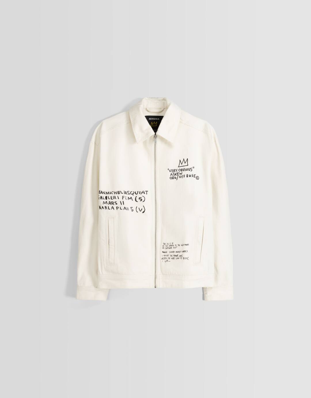 Cotton Jean-Michel Basquiat print jacket