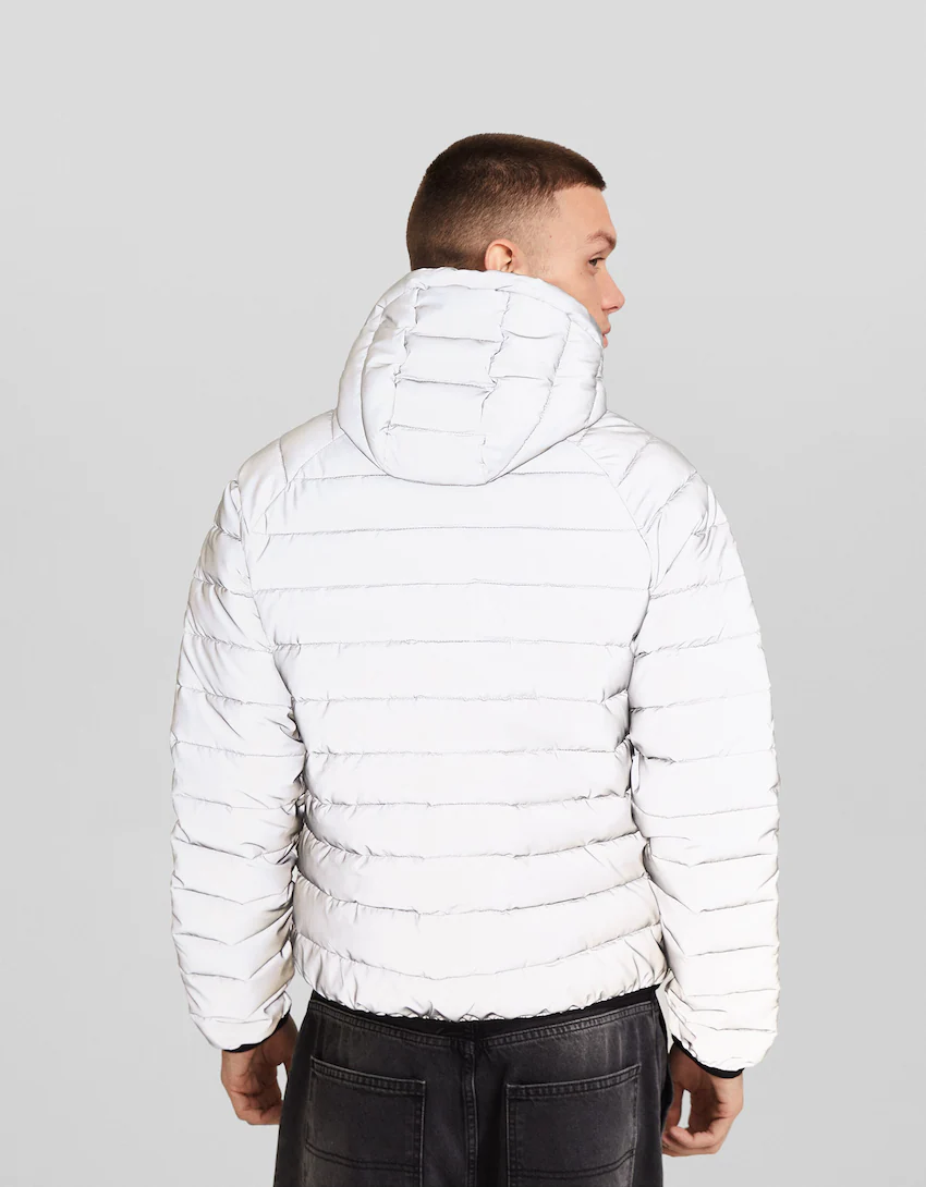 Lightweight reflective puffer jacket - Men