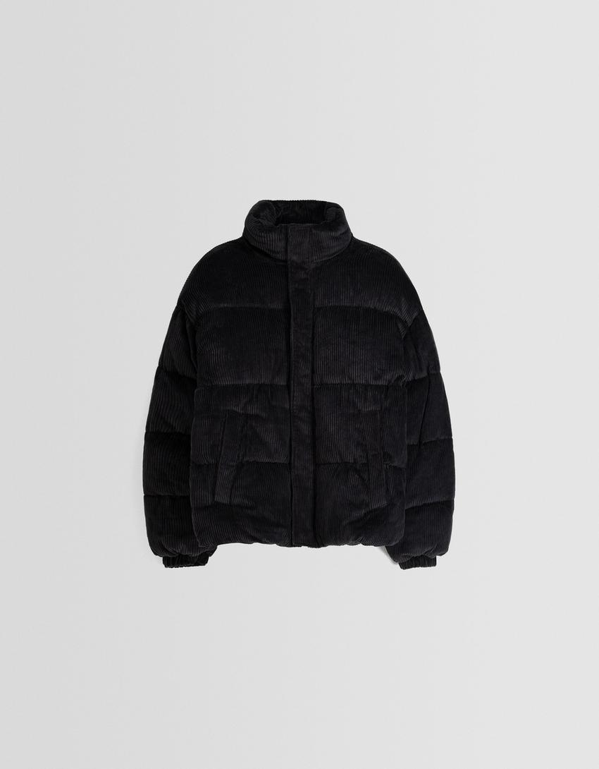 جاكيت منفوخ كوردروي-أسود-4