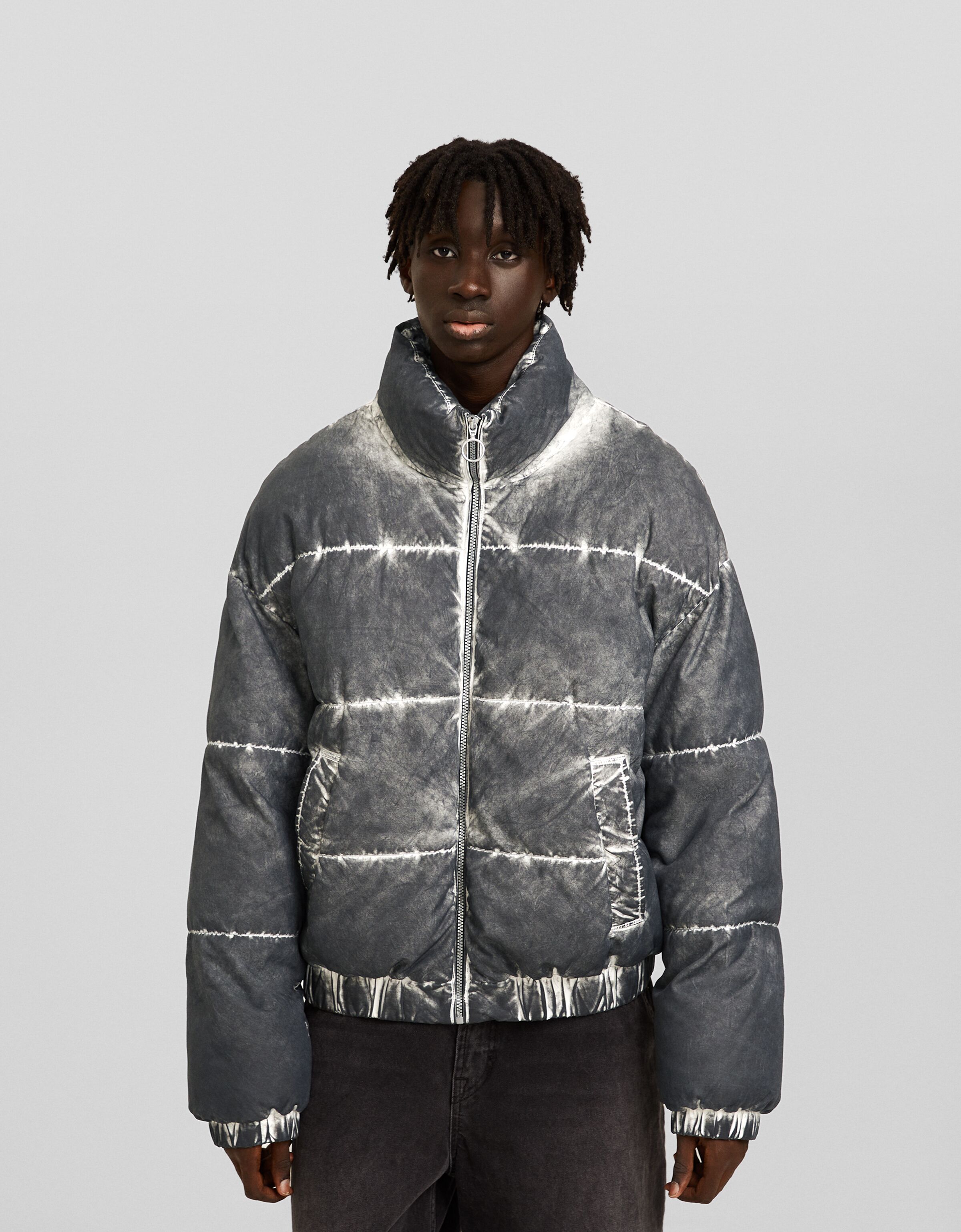 Puffy jacket deals bershka