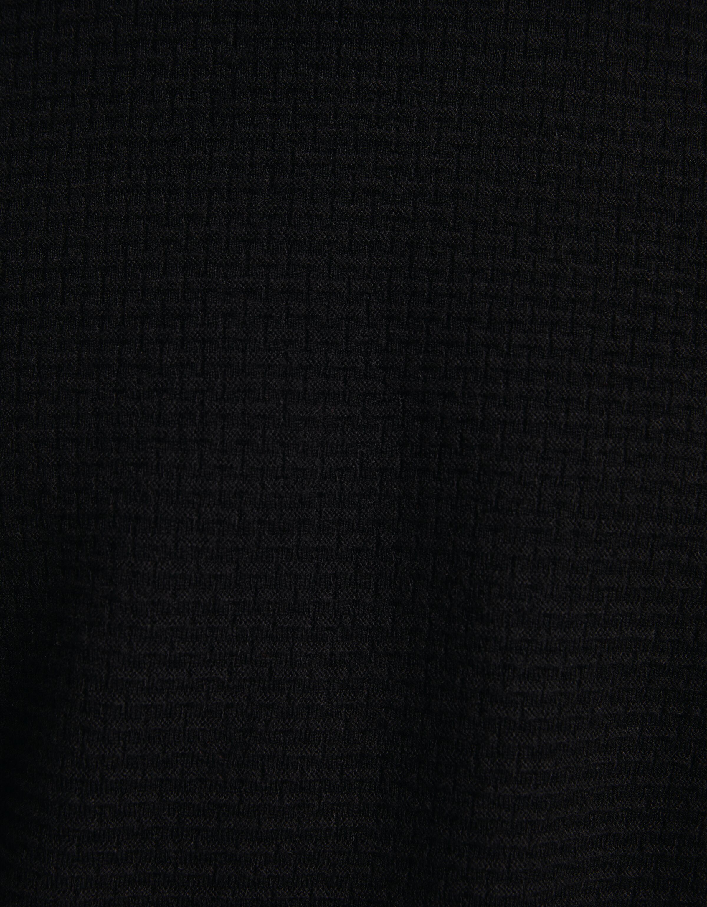 Sweater with a textured weave-Black-5