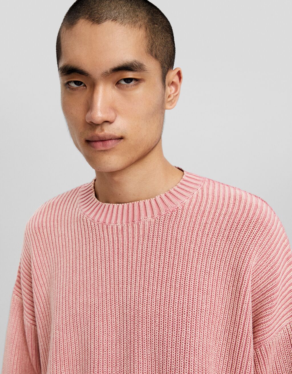 Fadedeffect boxyfit sweater Men Bershka