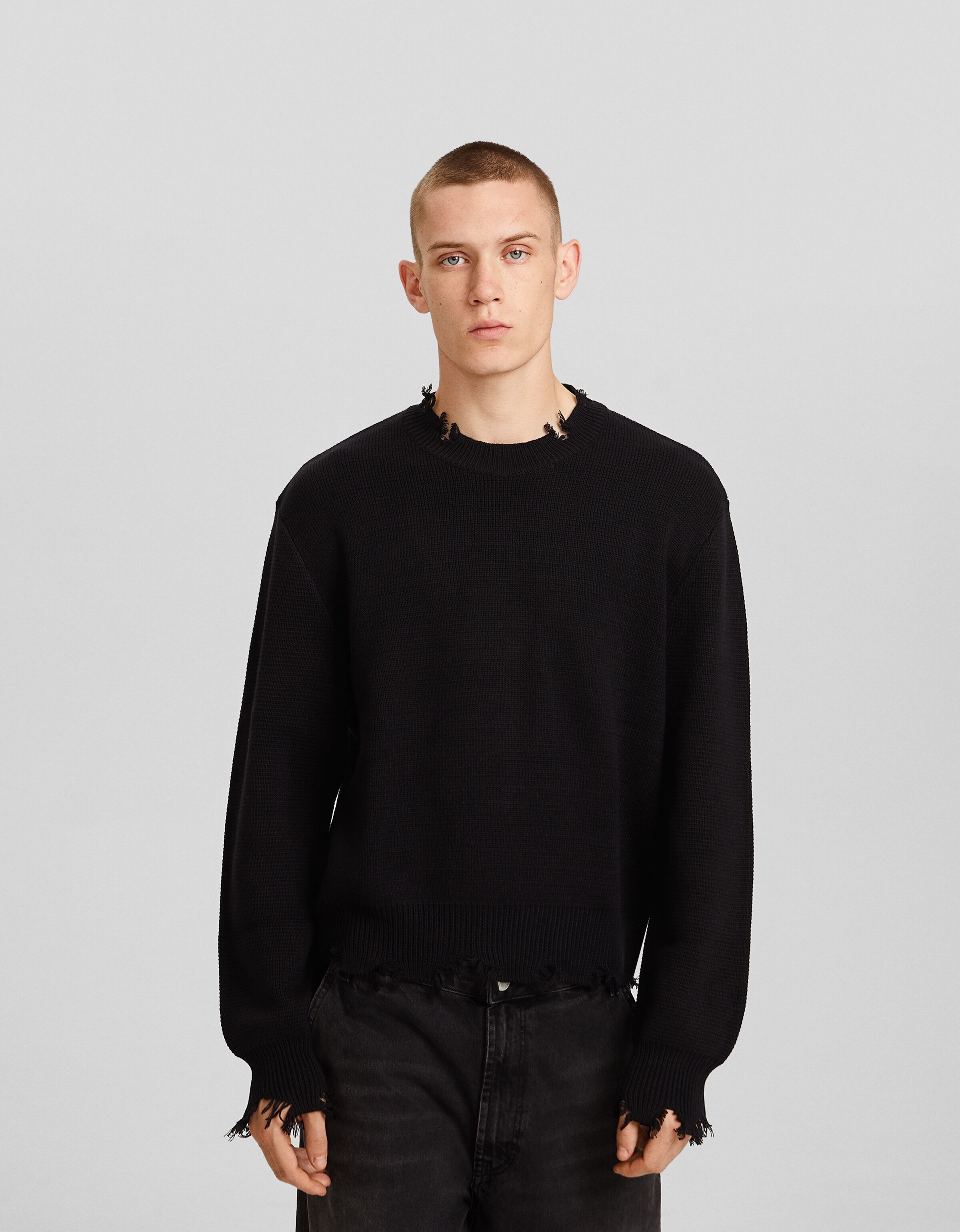 Jerseis y Chaquetas de Punto para Hombre BERSHKA M xico