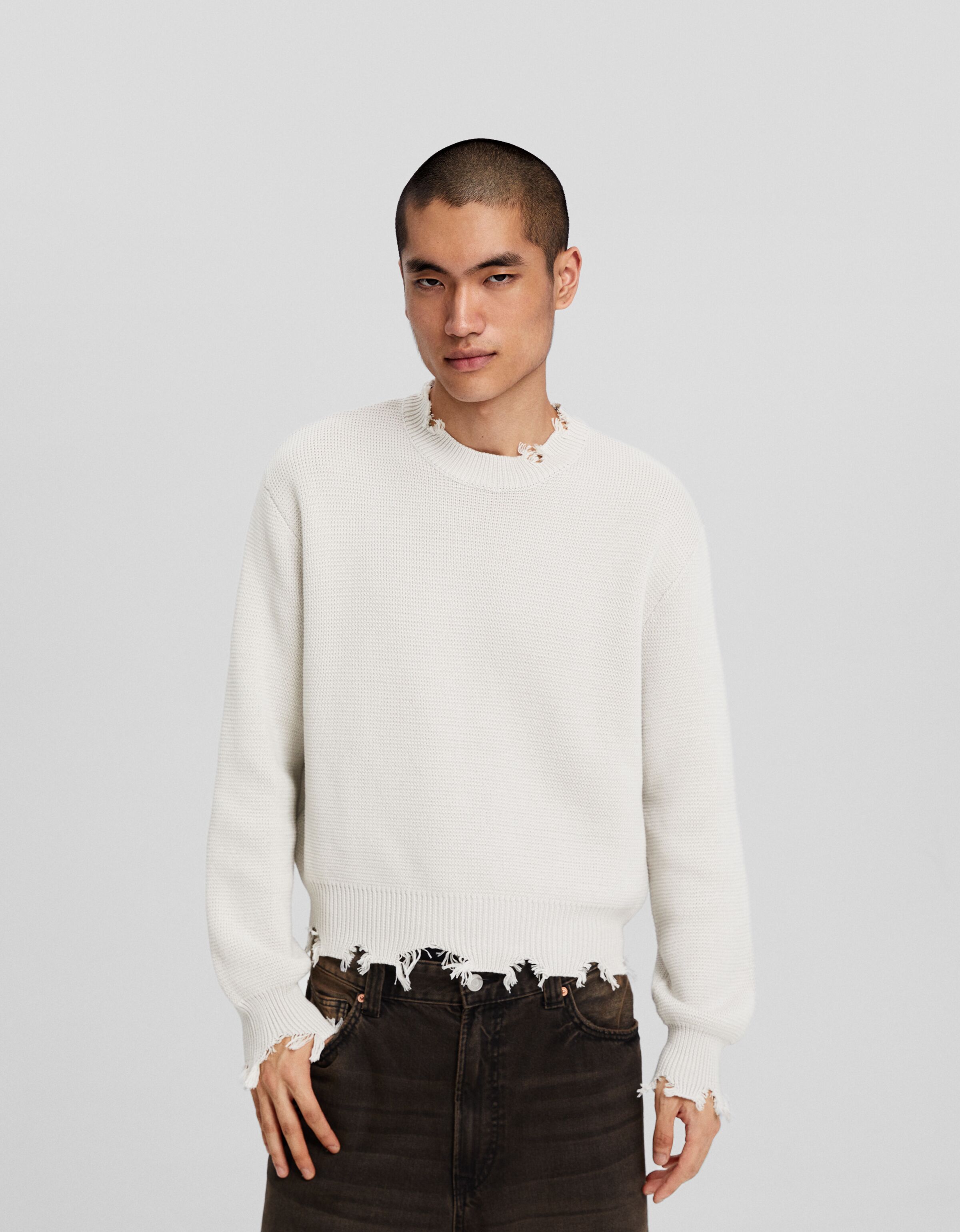 Sueter bershka hombre clearance