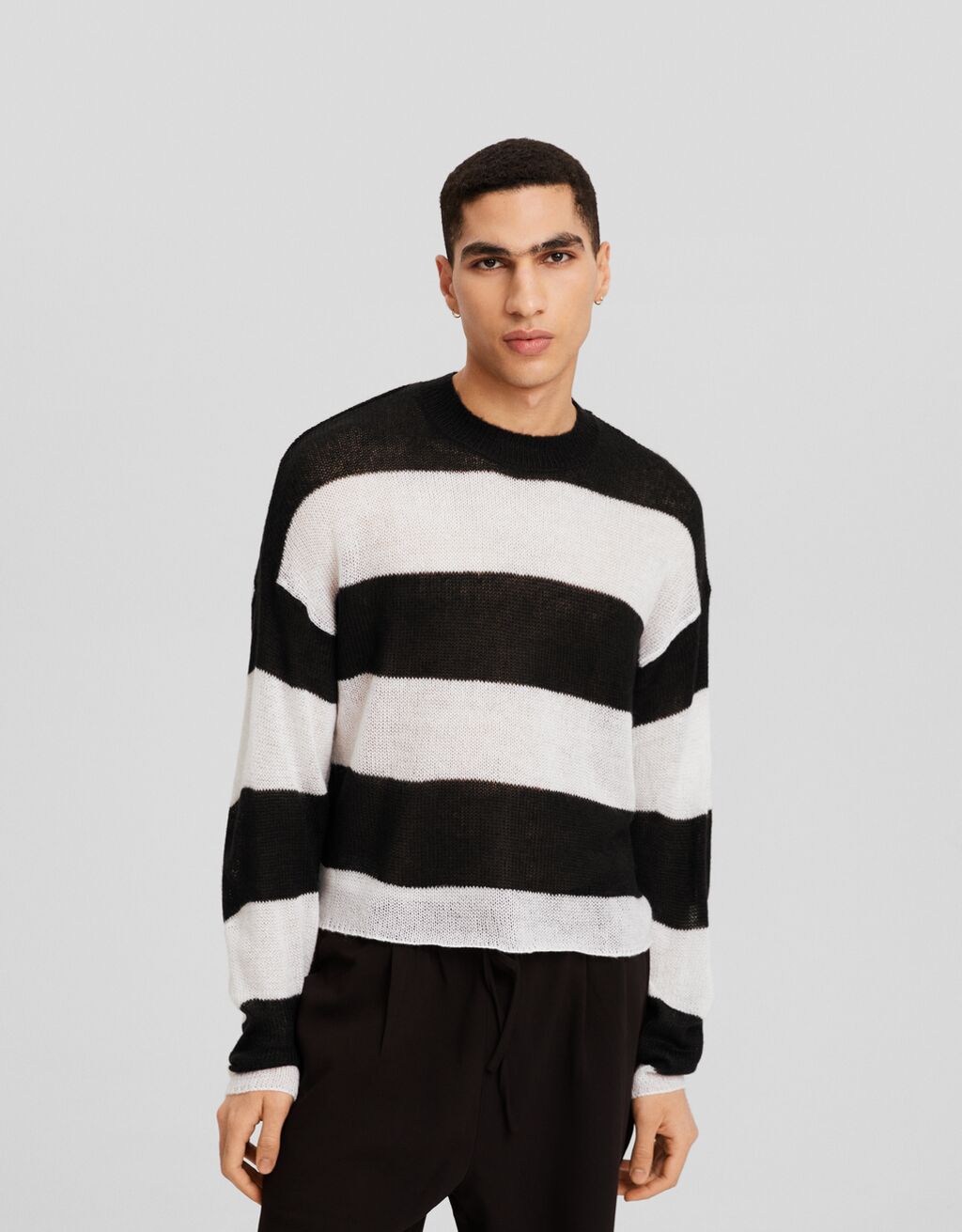 Mens on sale cropped sweater