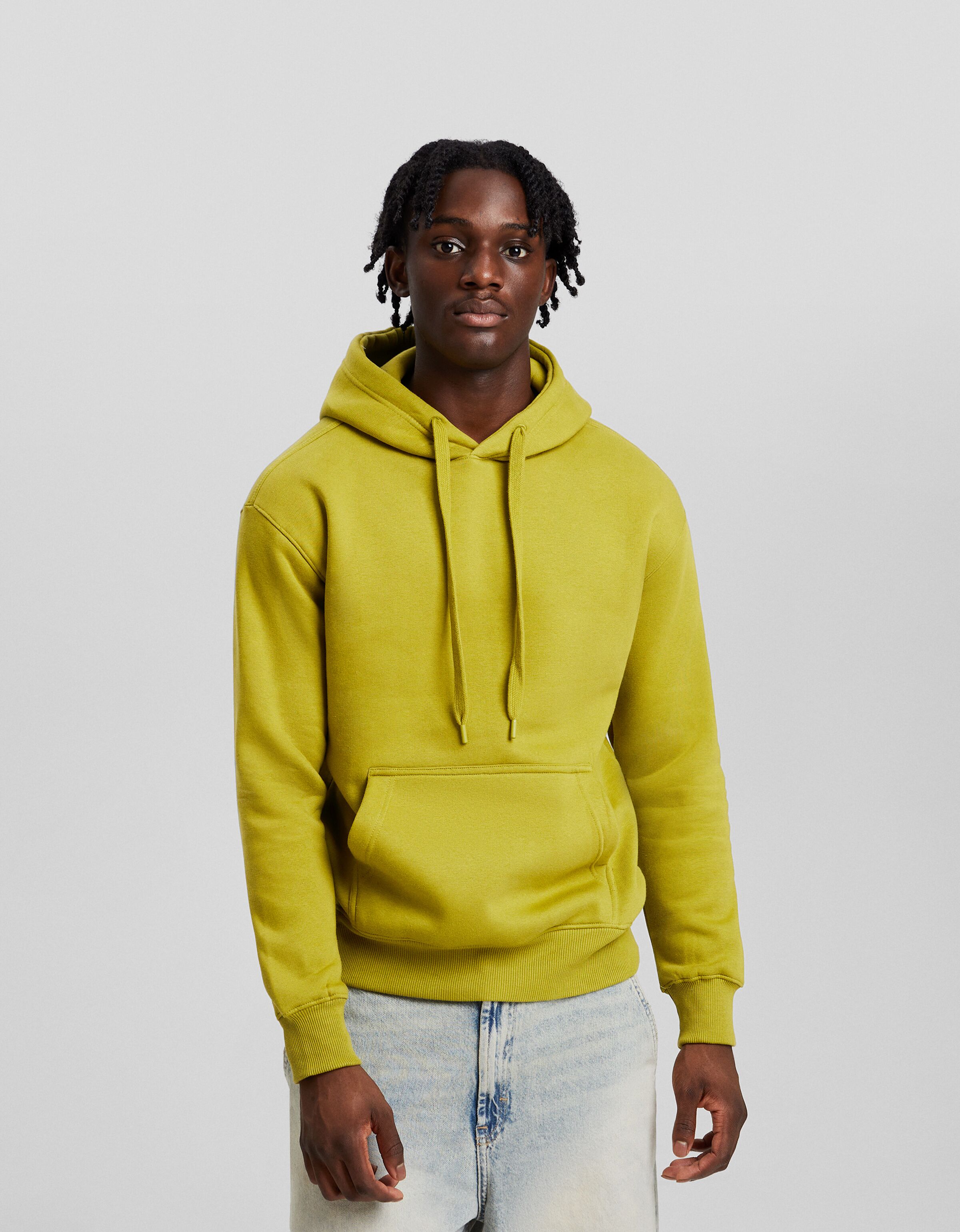 Yellow store hoodie jacket