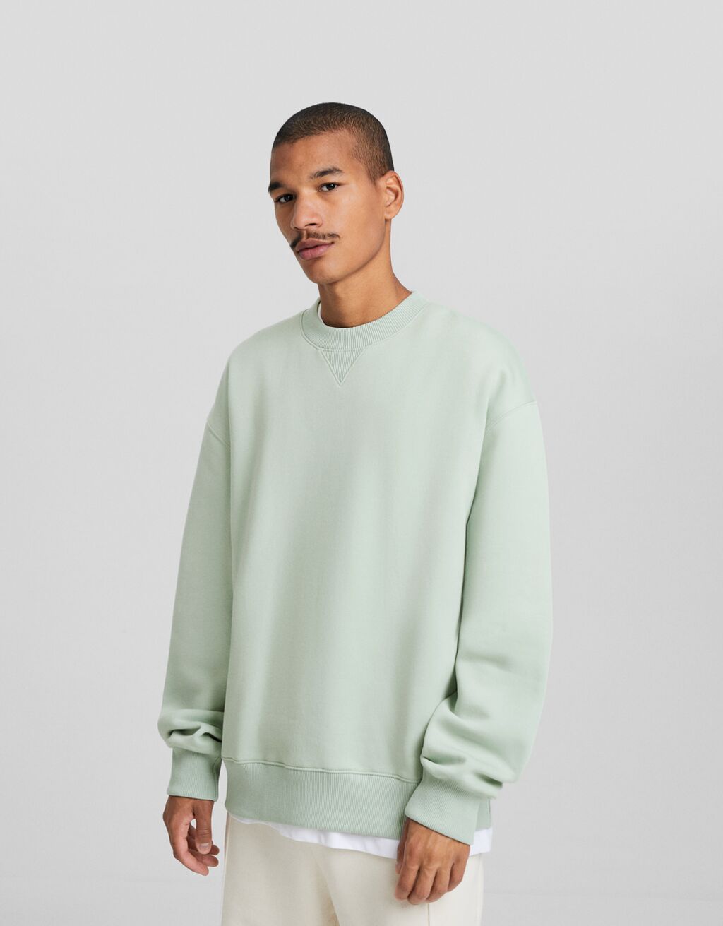 Light green sweatshirt clearance mens